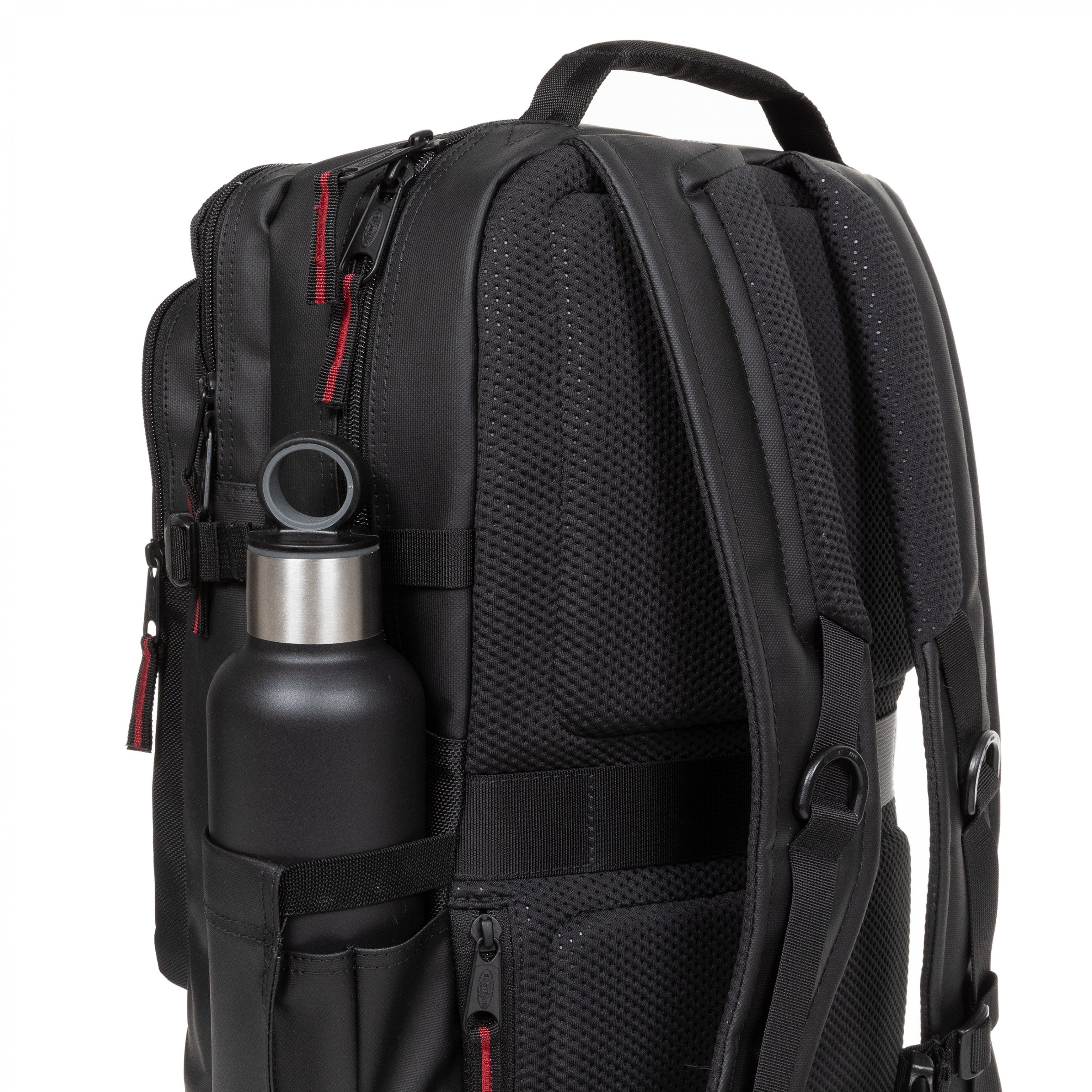 Eastpak Tecum L Backpack 22L in CNNCT Top Black — detail view 2 # color_CNNCT Top Black