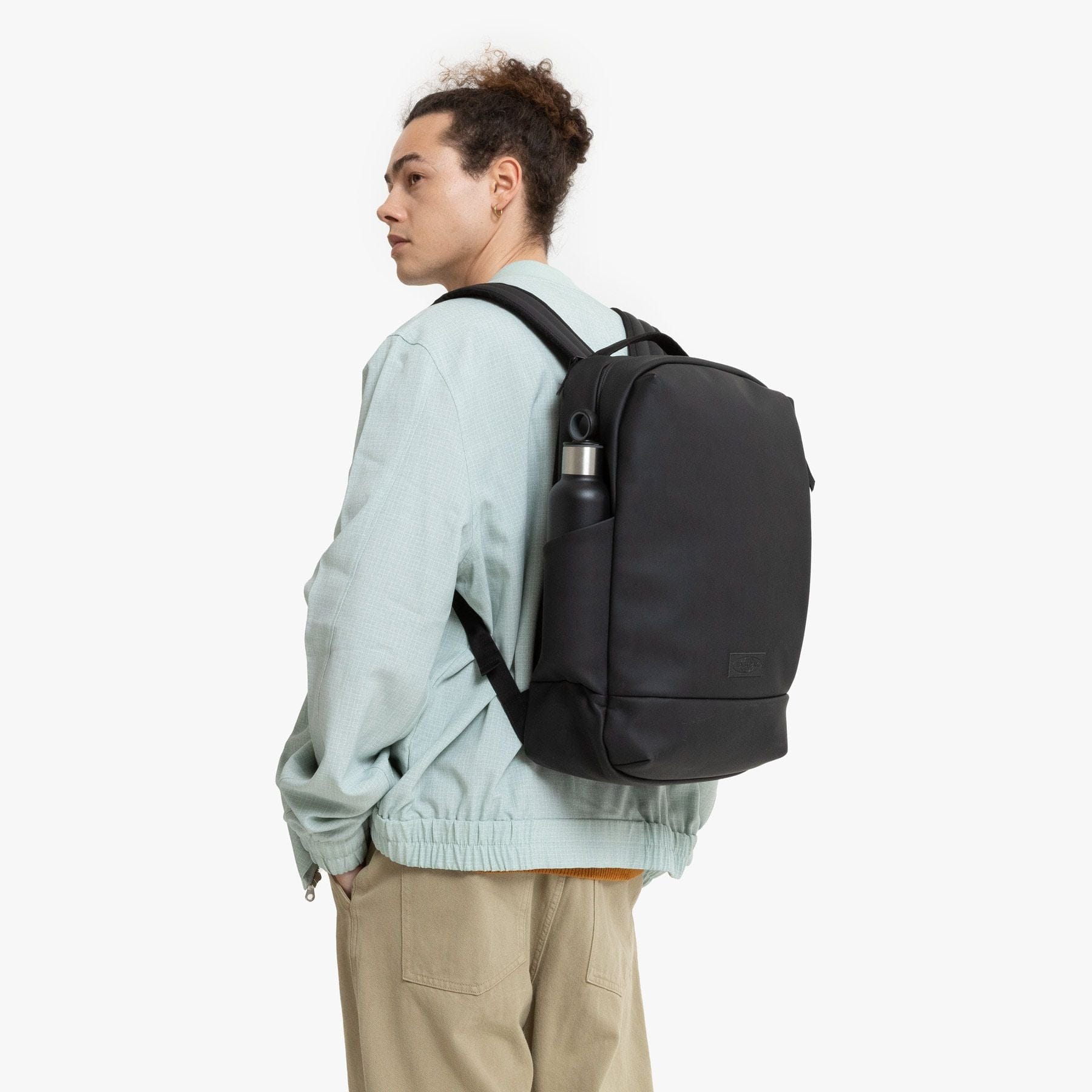Eastpak Tecum F Backpack 20L in CNNCT F Matte Black — lifestyle # color_CNNCT F Matte Black