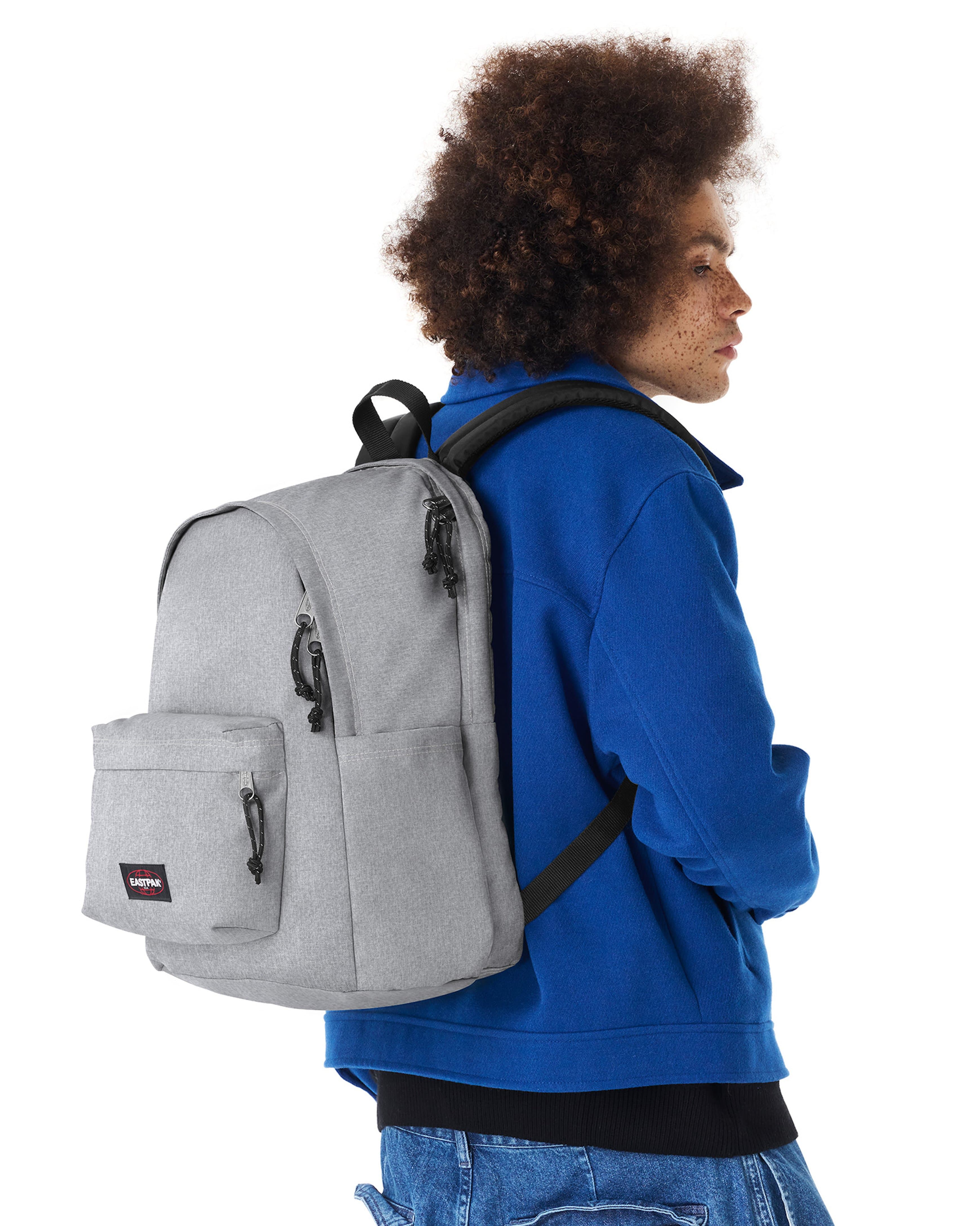 Eastpak Day Office Backpack 31L in Sunday Grey — lifestyle # color_Sunday Grey