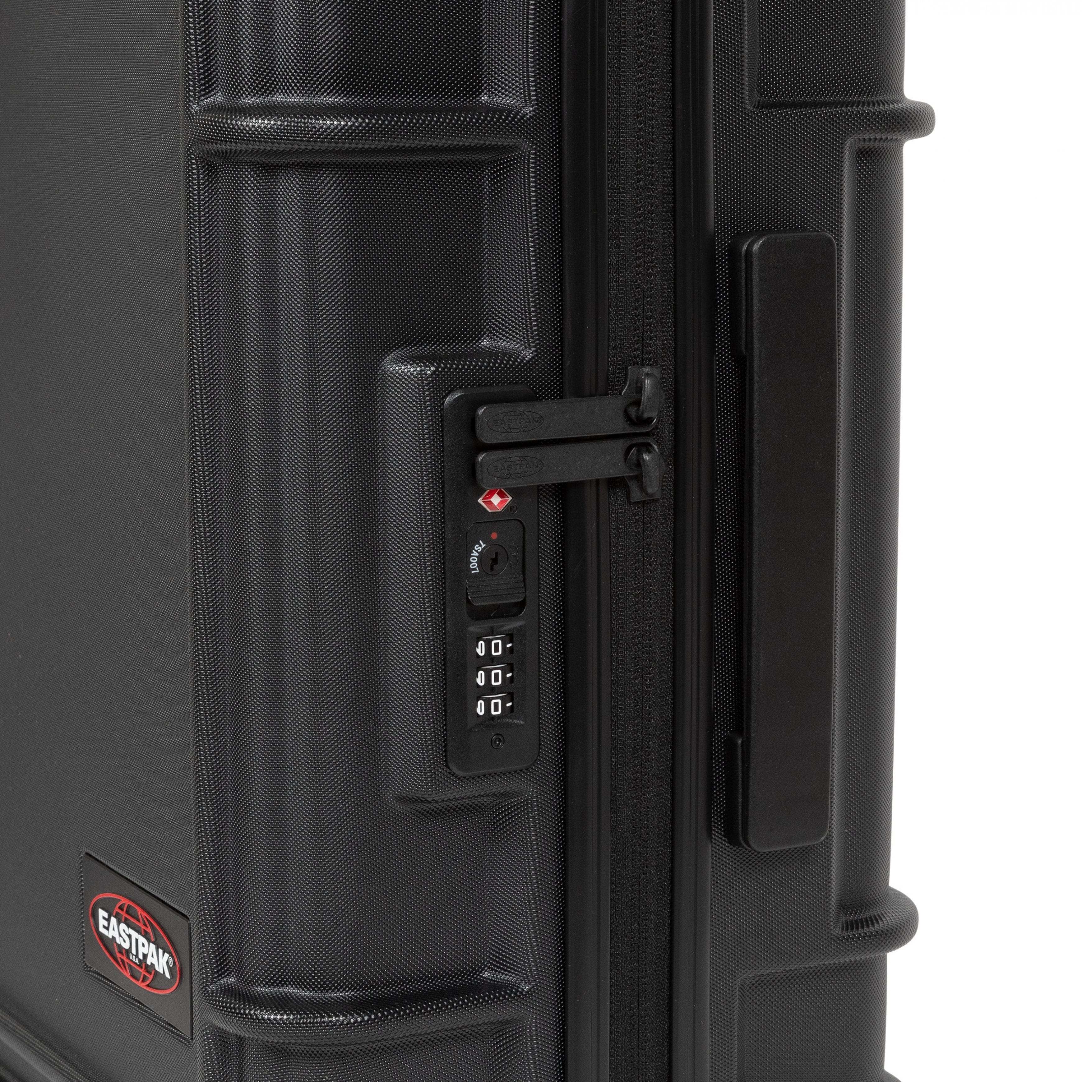 Eastpak Resist'R Zip Cabin Hardside Spinner | 28L in Black — detail view 2 # color_Black