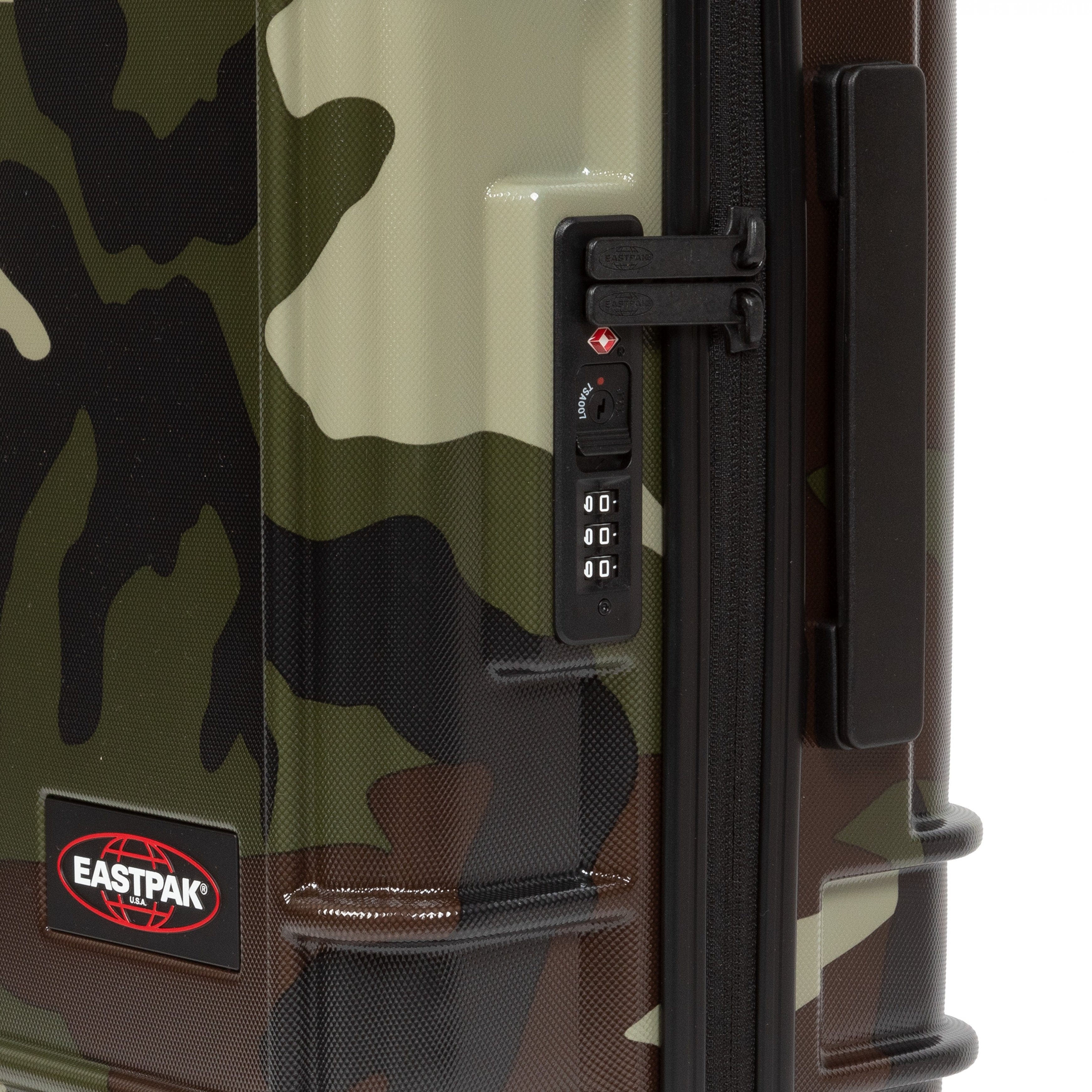 Eastpak Resist'R Zip Cabin Hardside Spinner | 28L in Camo — detail view 2 # color_Camo