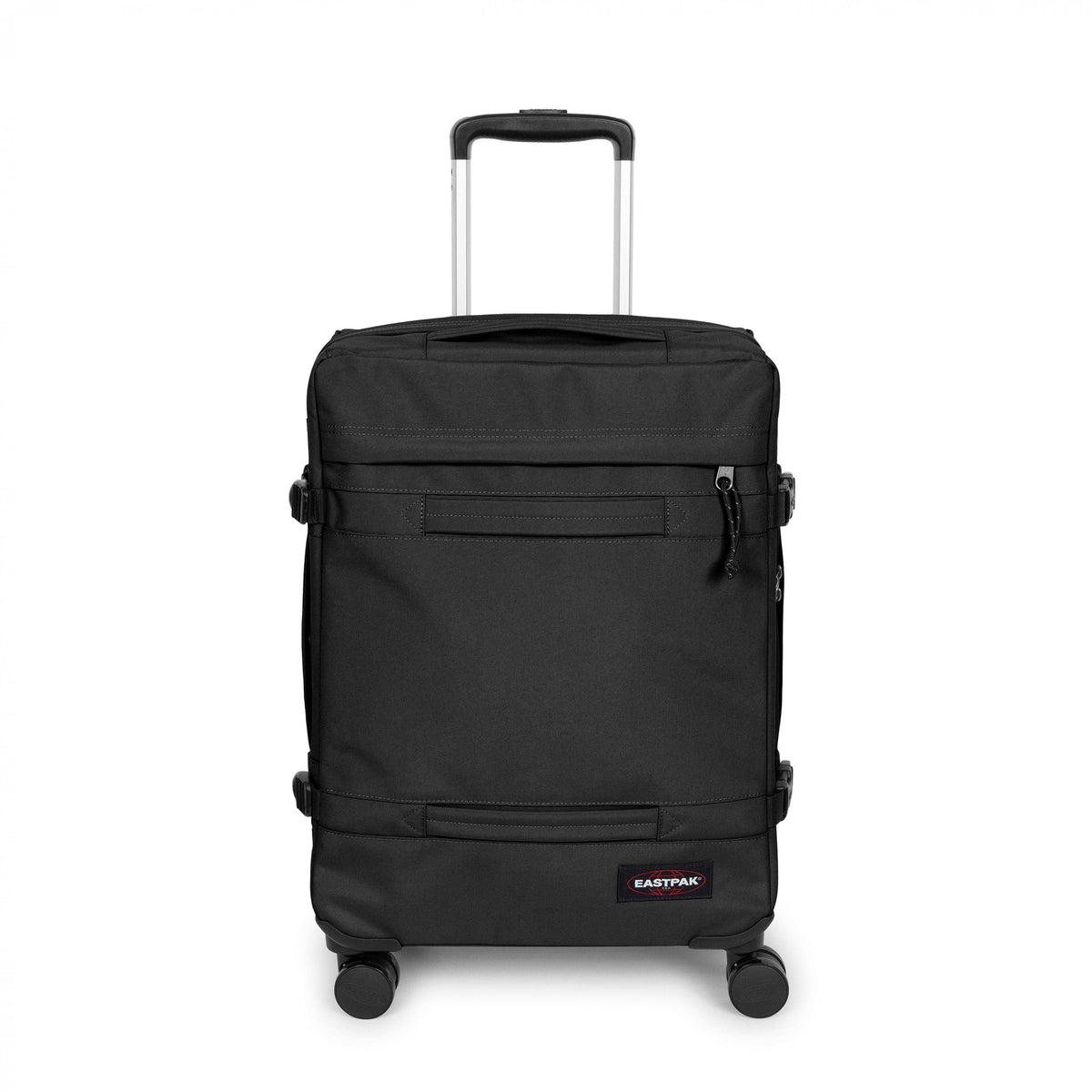 EastPak Transit'R 4 Small Spinner Luggage | 44 L in Black — front view