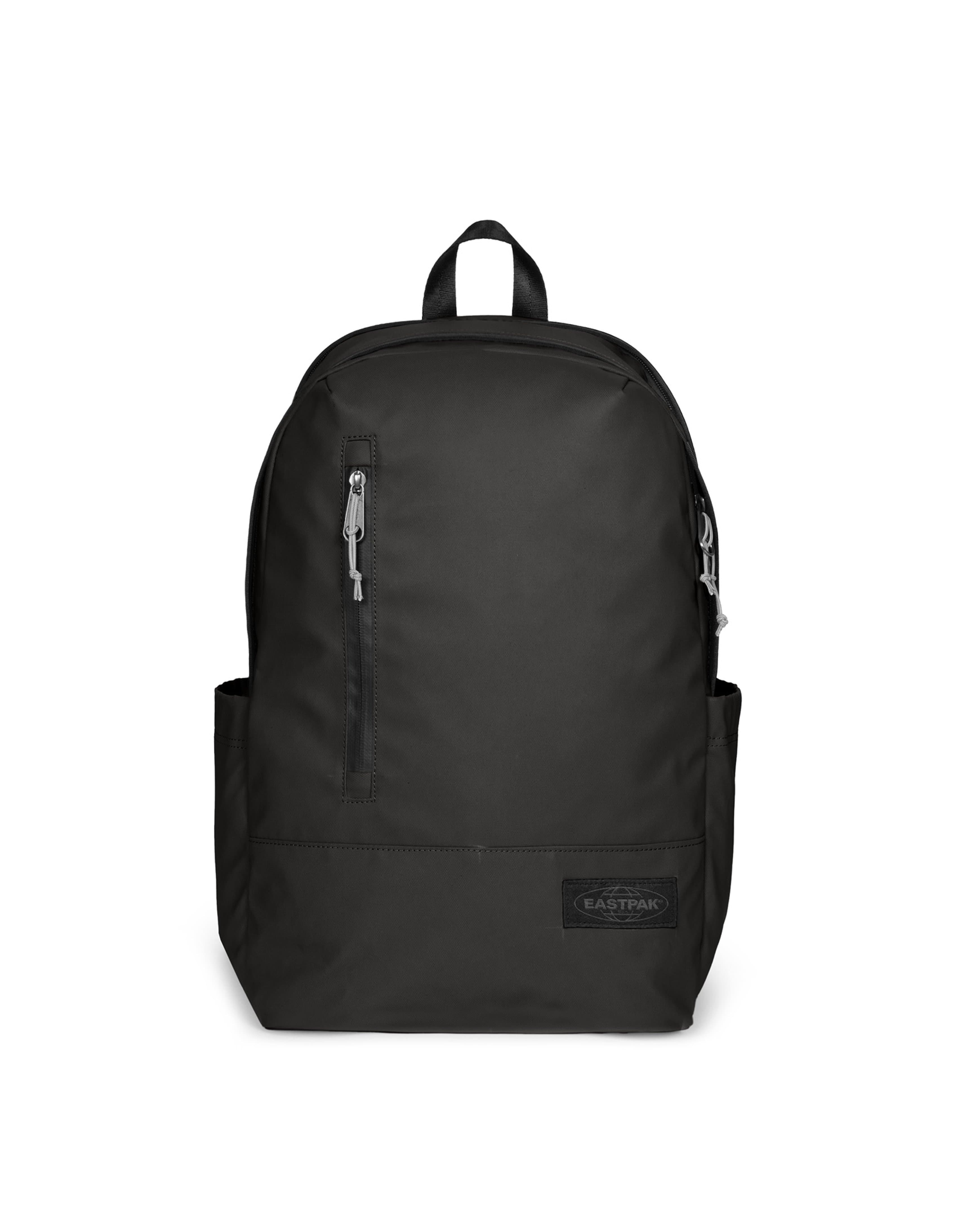 Eastpak Tarp Pack Backpack 25L in Tarp Black — front view # color_Tarp Black