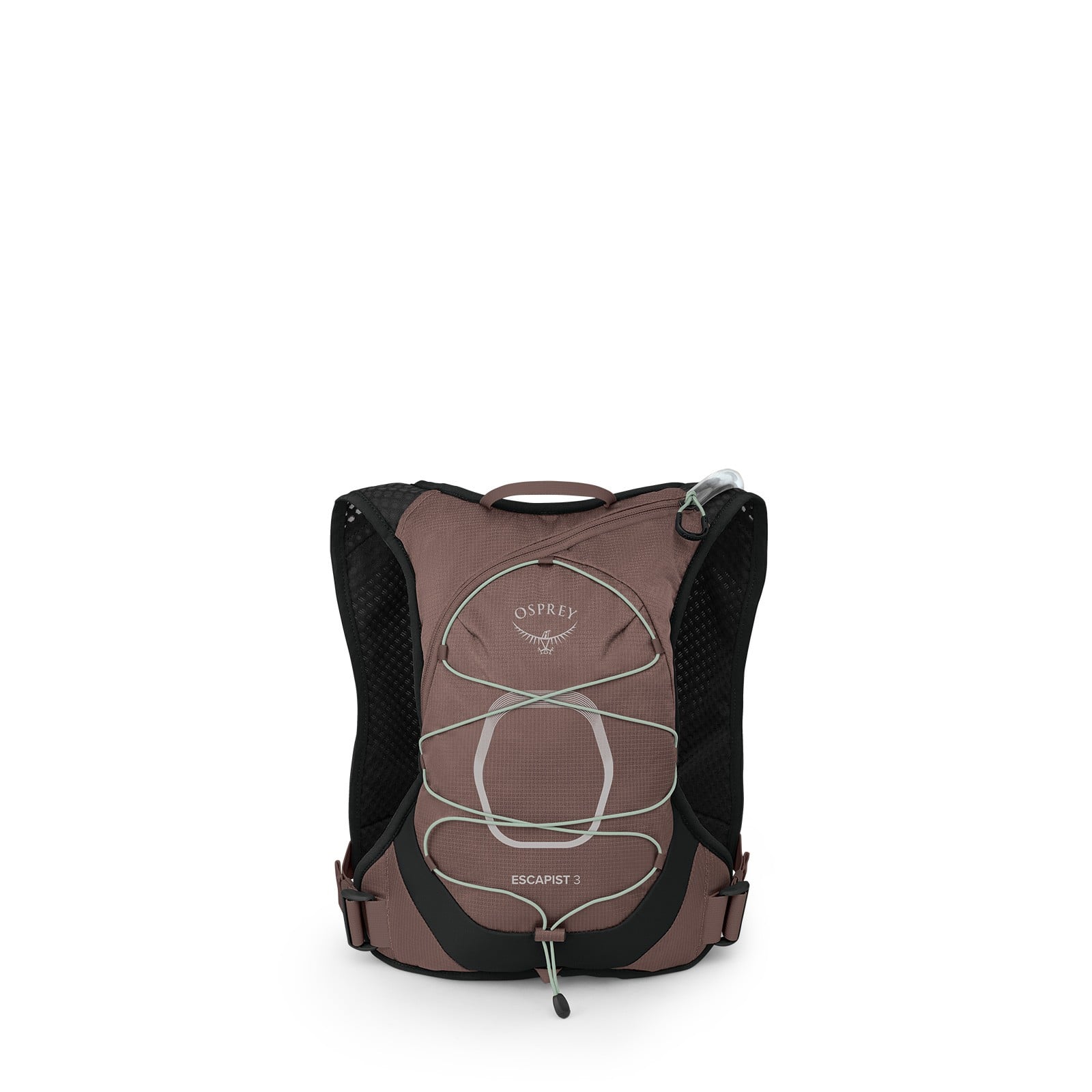 Osprey Escapist Velocity 3 Bike Hydration Vest 3L in Magma Brown — back view 2