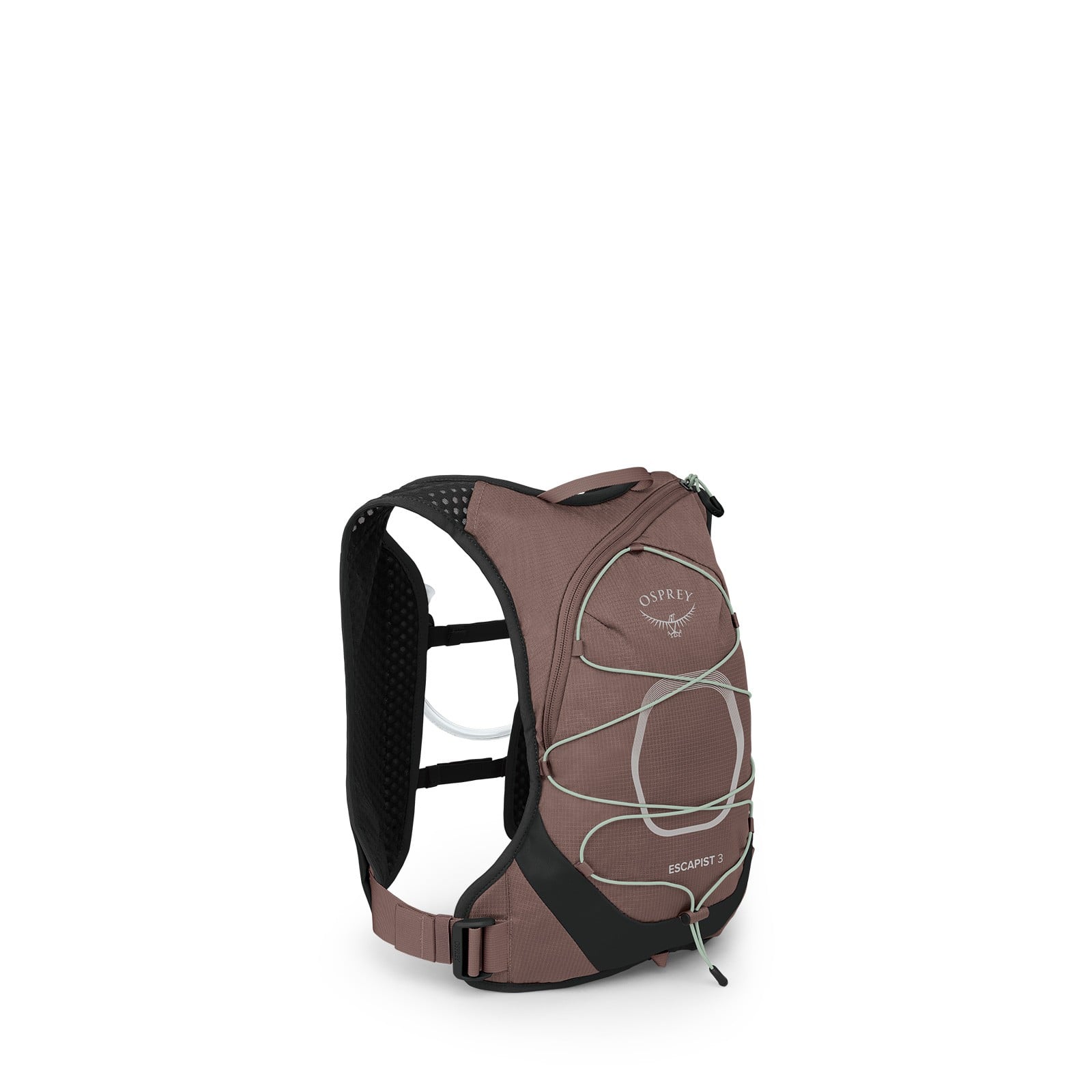 Osprey Escapist Velocity 3 Bike Hydration Vest 3L in Magma Brown — back view