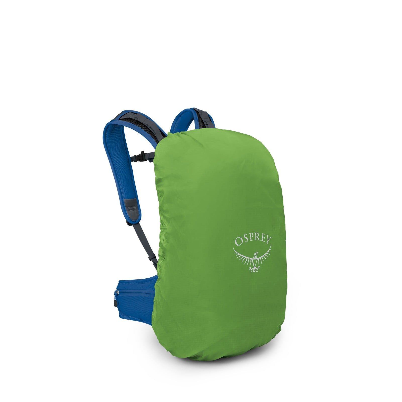 Osprey Escapist 25 Bike Backpack 25L in Postal Blue — angle view 3