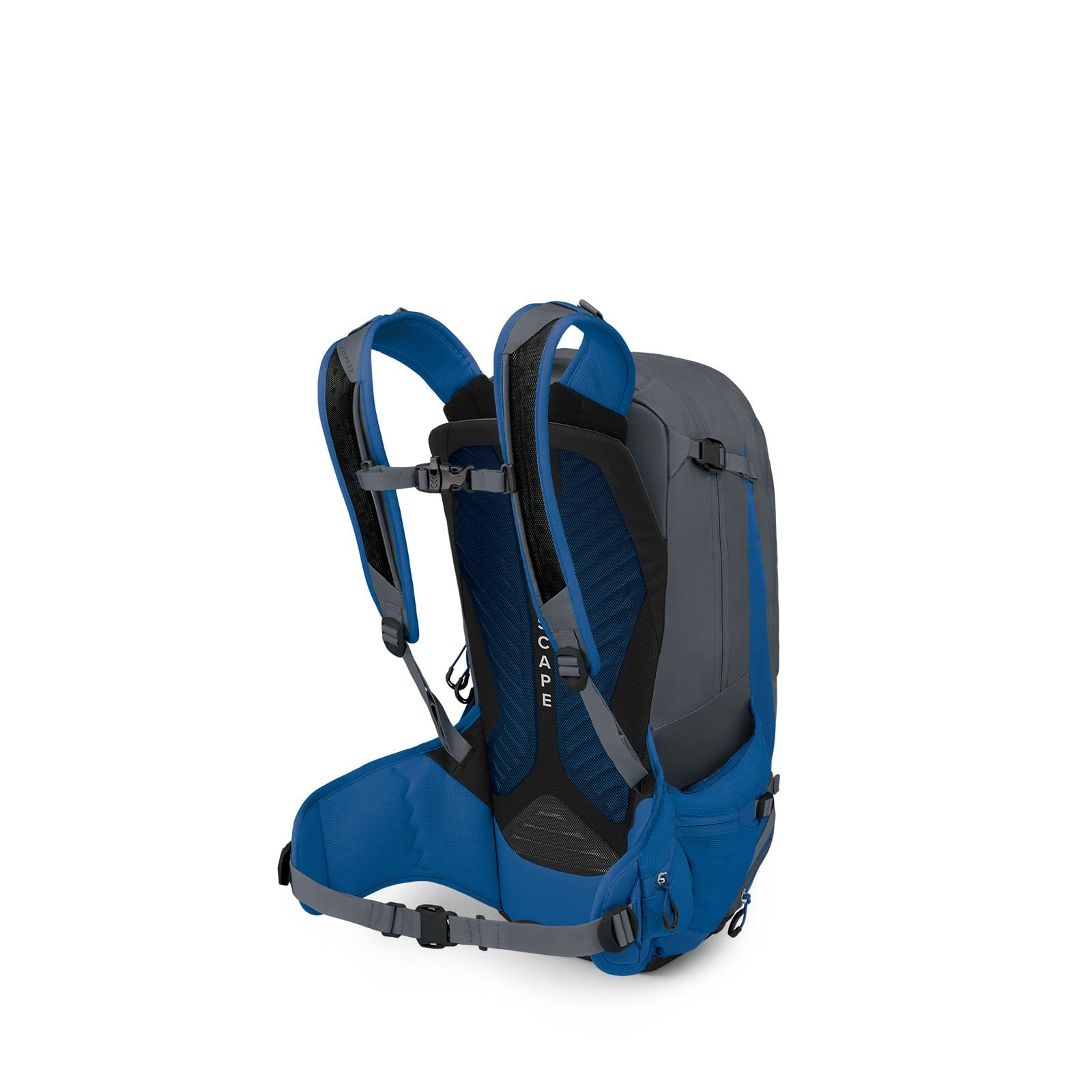 Osprey Escapist 25 Bike Backpack 25L in Postal Blue — back view