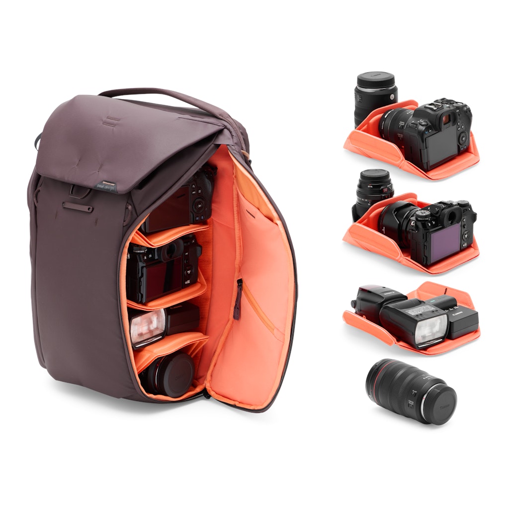 Peak Design Everyday Backpack 20L in Eclipse — interior view 2