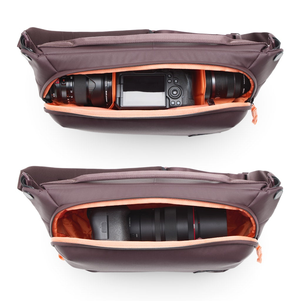 Peak Design Everyday Sling 10L in Eclipse — angle view 2 # color_Eclipse