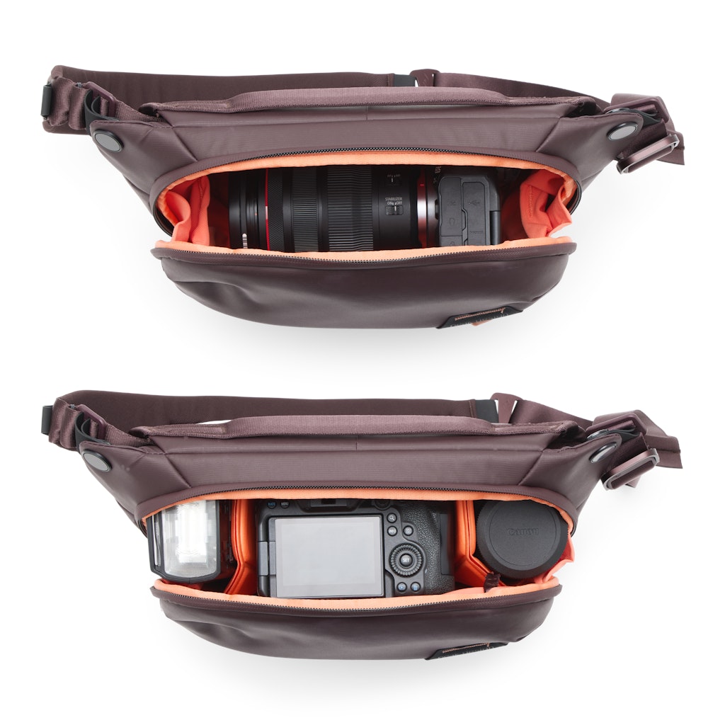 Peak Design Everyday Sling 6L in Eclipse — interior view 2