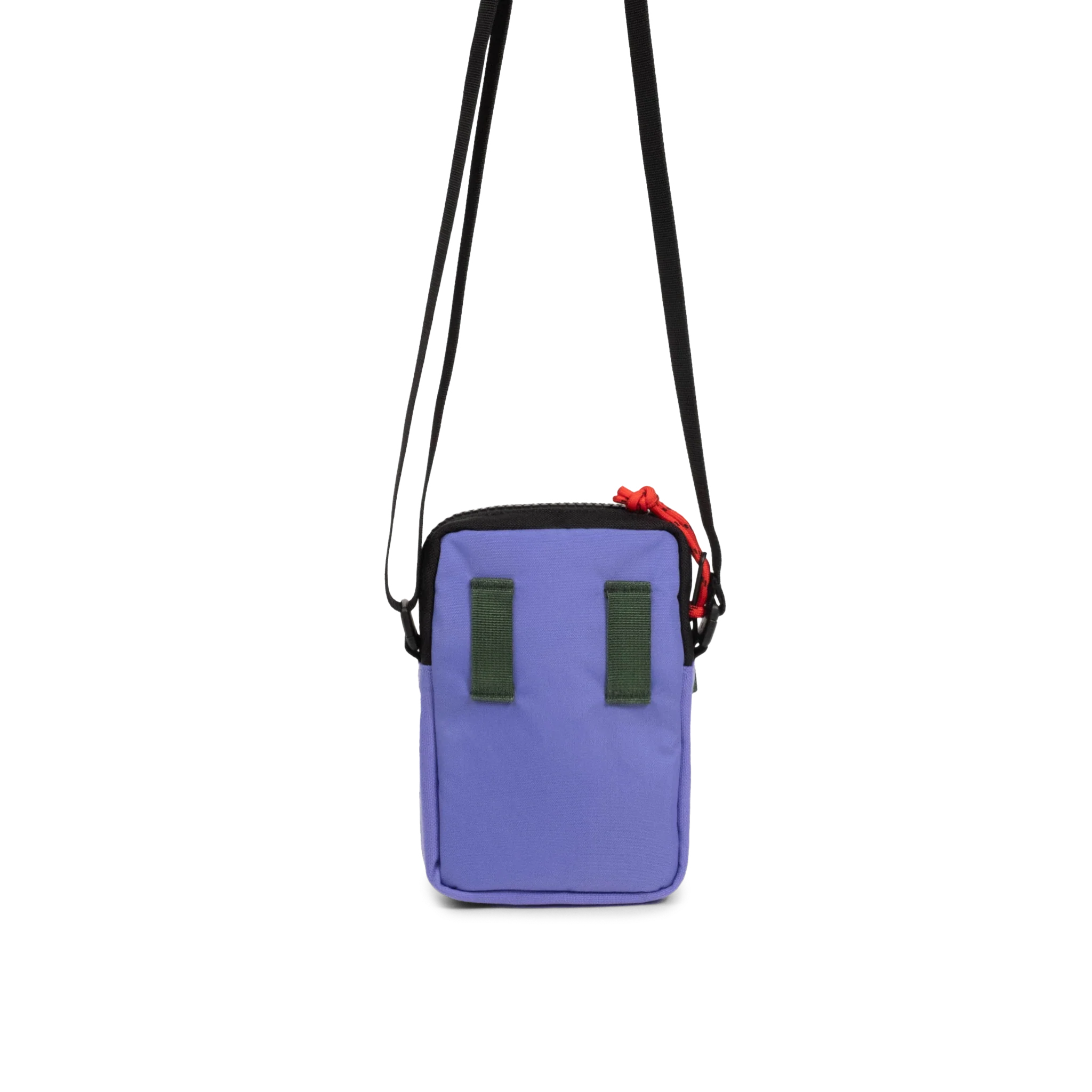 Topo Designs Mini Shoulder Bag in Very Peri Forest — back view # color_Very Peri Forest