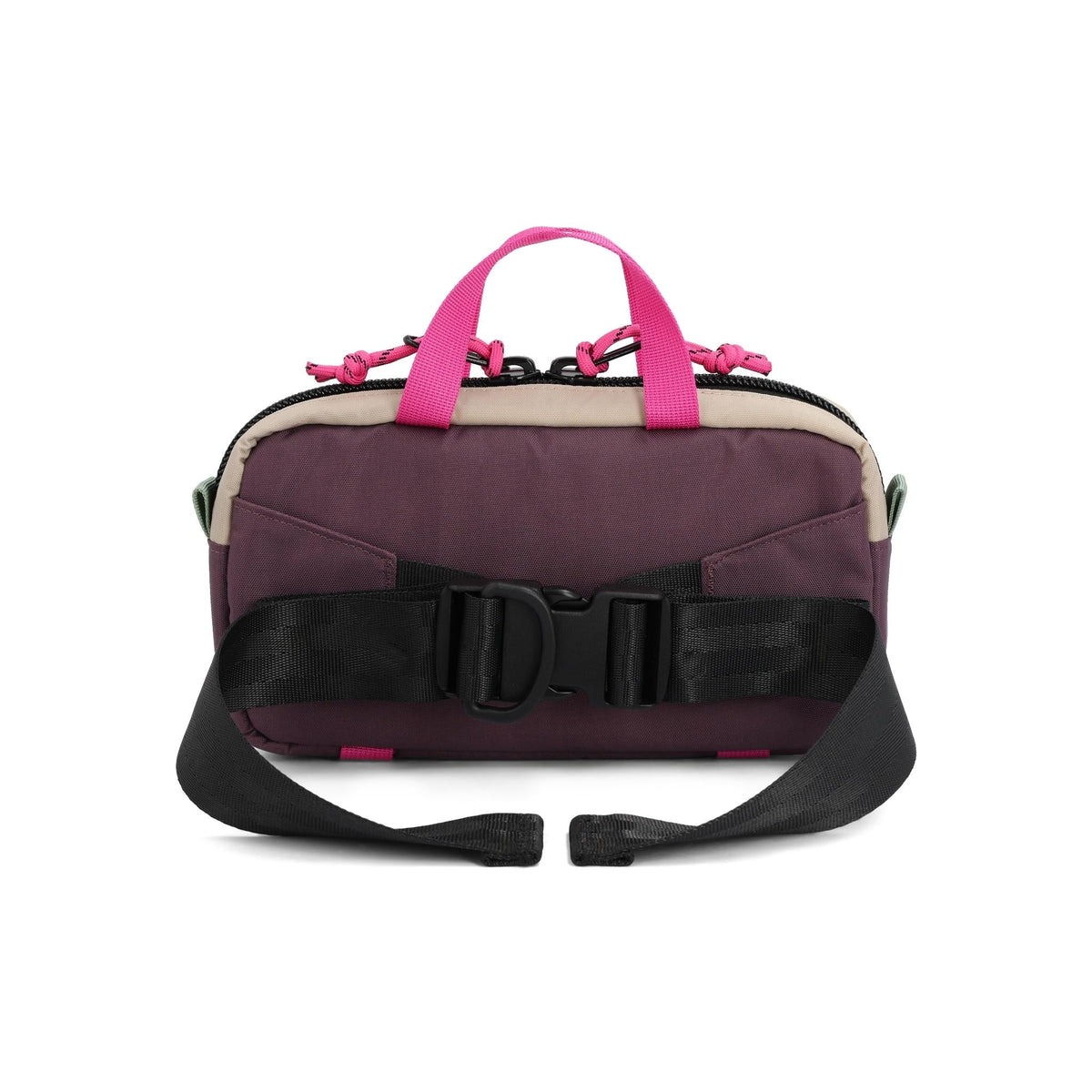 Topo Designs Mini Quick Pack Shoulder / Waist / Sling Bag in Cobblestone Aura — back view