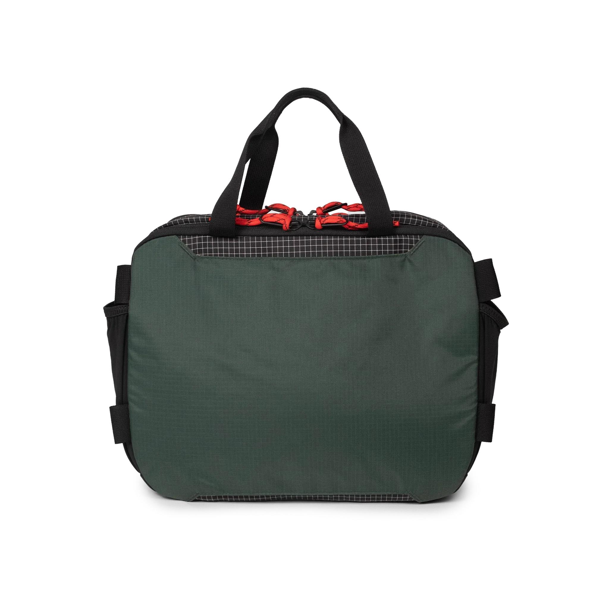 Topo Designs Mountain Cross Bag in Grid Very Peri — back view # color_Grid Very Peri