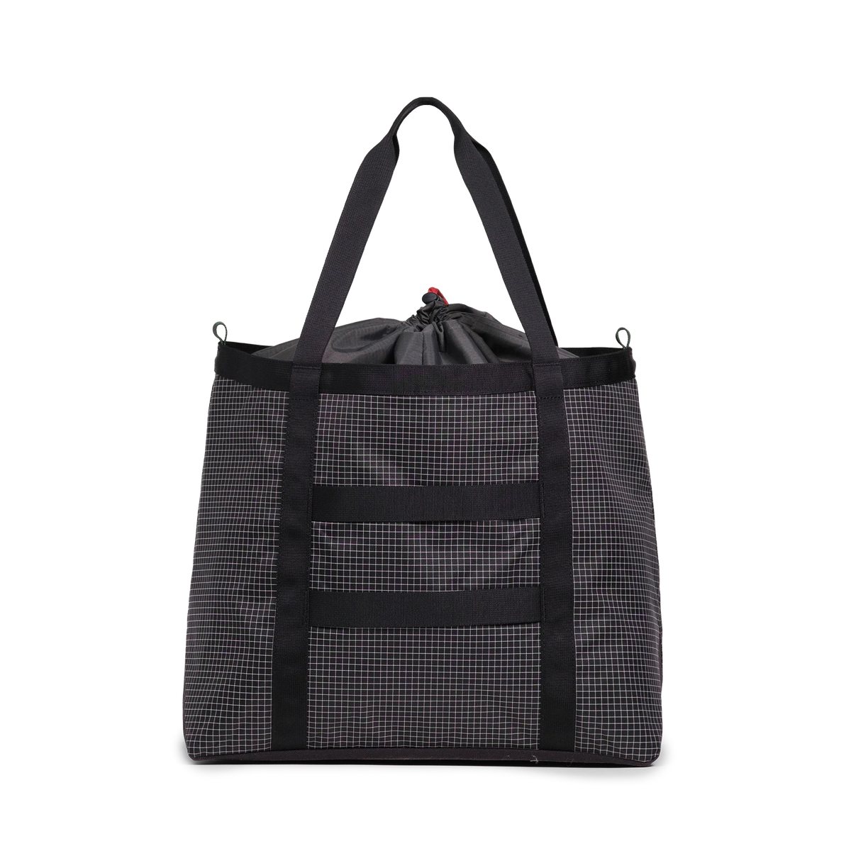 Topo Designs Mountain Utility Tote in Grid Very Peri — back view # color_Grid Very Peri