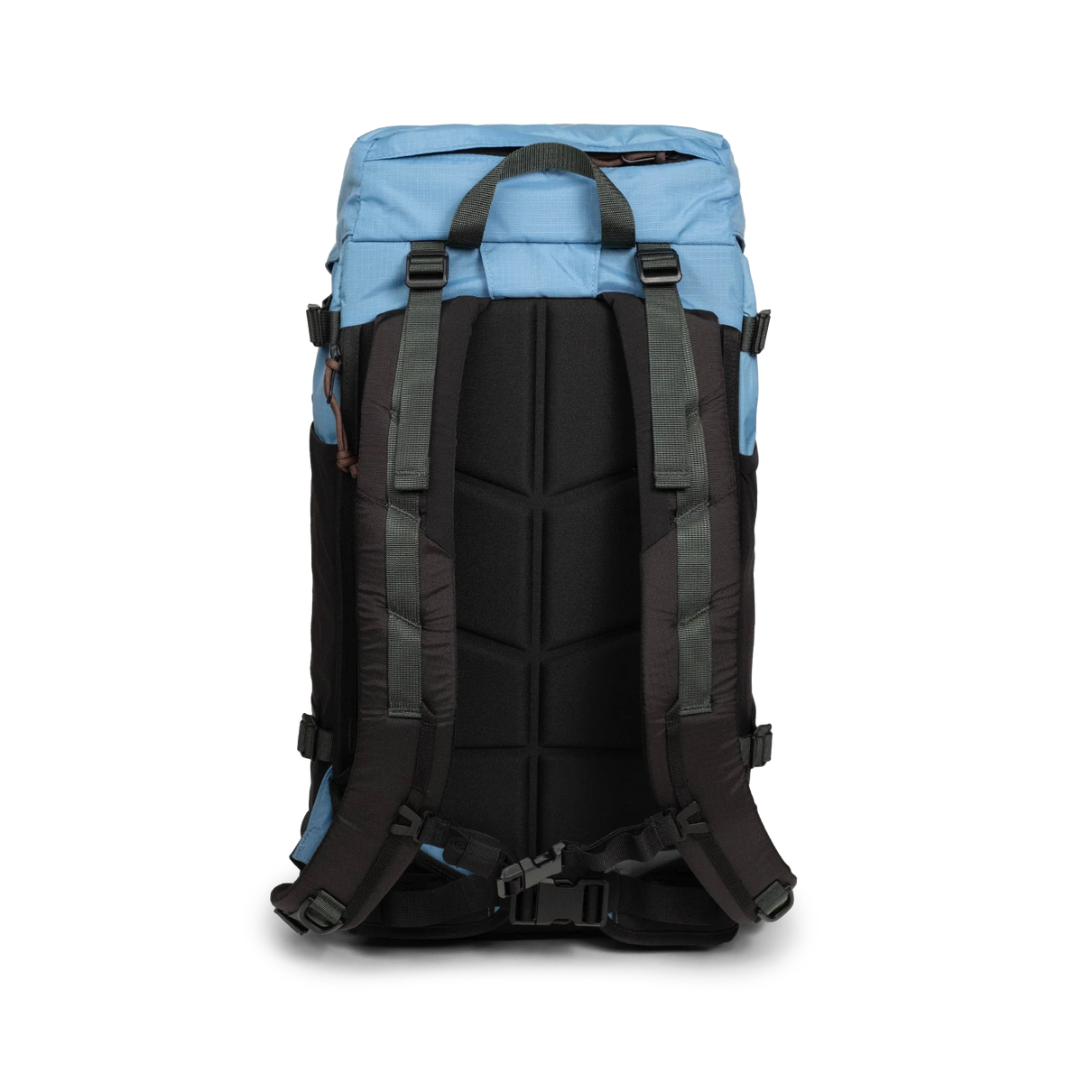Topo Designs Rover Trail Pack in River Blue Cobblestone — back view # color_River Blue Cobblestone