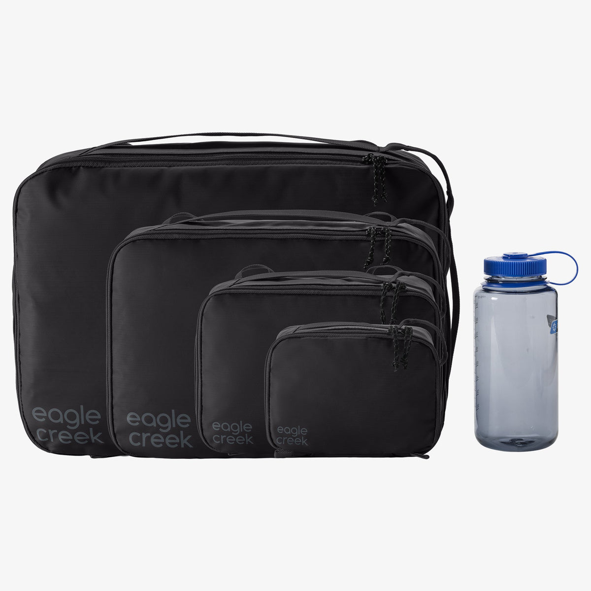 Eagle Creek Pack-It Gear Cube S in Black — angle view 4 # color_Black