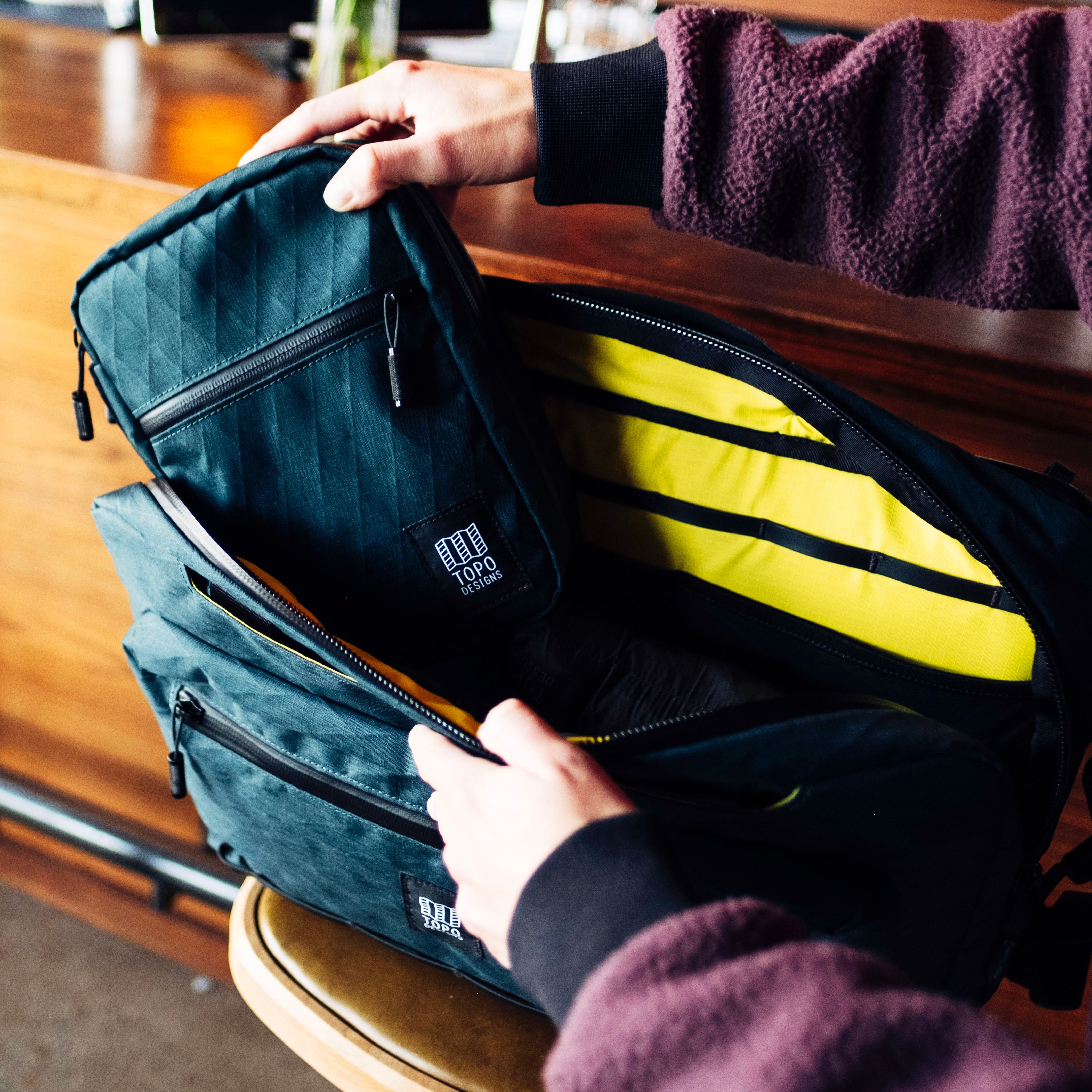 Topo Designs Global Pro 3-Way Briefcase — lifestyle 4