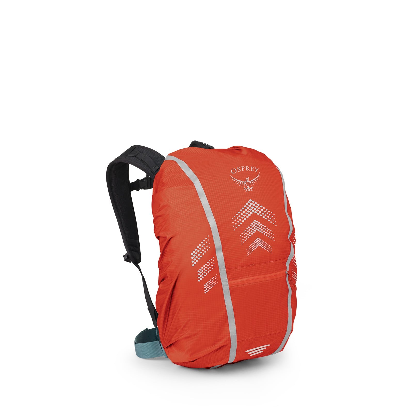 Osprey Hi-Vis Commuter Raincover Small in Mars Orange — front view