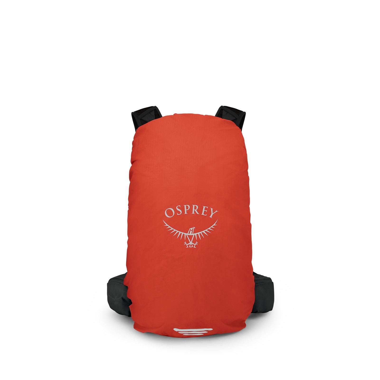 Osprey Hi-Vis Raincover Small in Mars Orange — front view