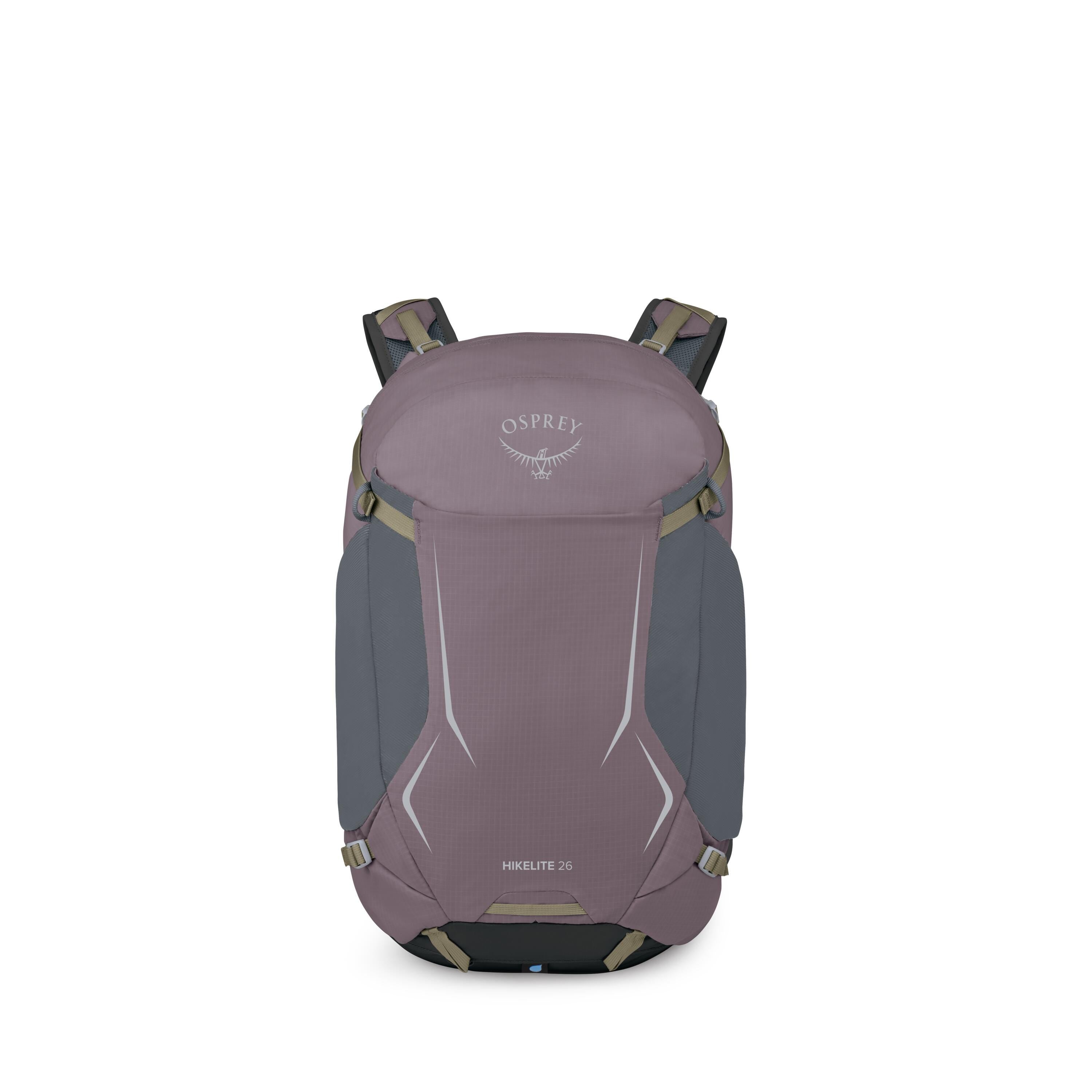 Osprey Hikelite 26 Hiking Backpack 26L in Graphite Purple — front view