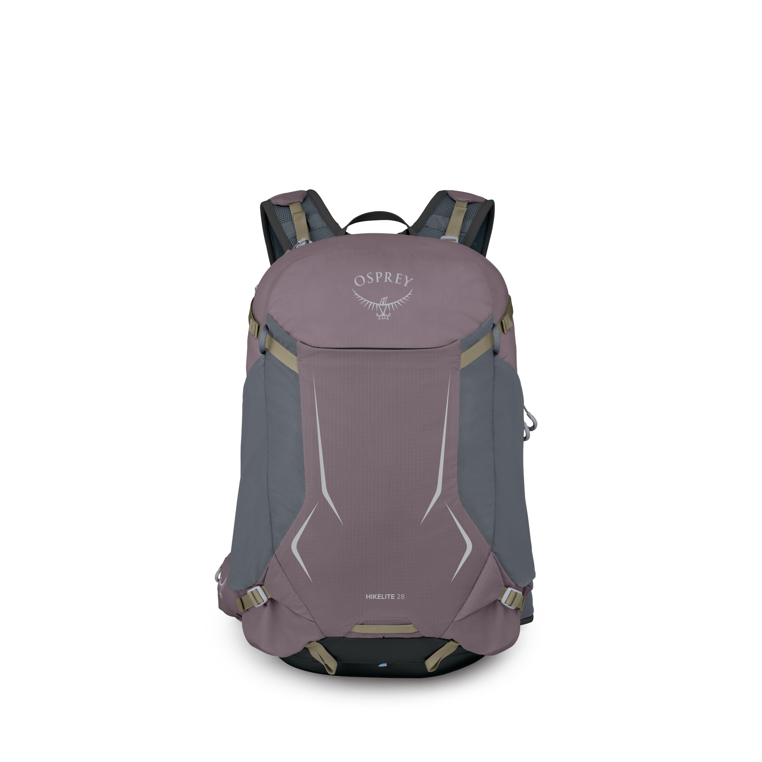 Osprey Hikelite 28 Hiking Backpack 28L in Graphite Purple — front view