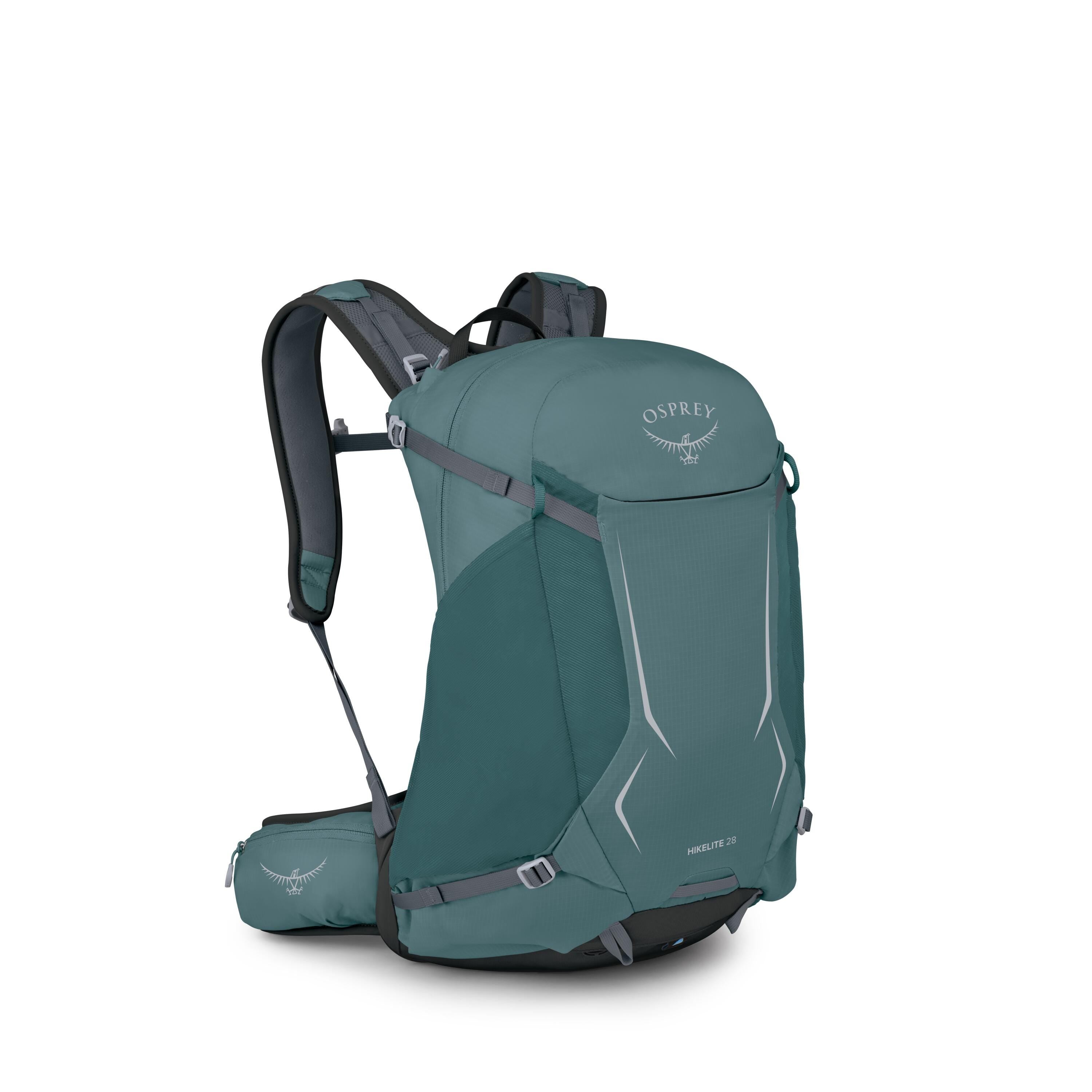 Osprey Hikelite 28 Hiking Backpack 28L in Cascade Blue — angle view 2