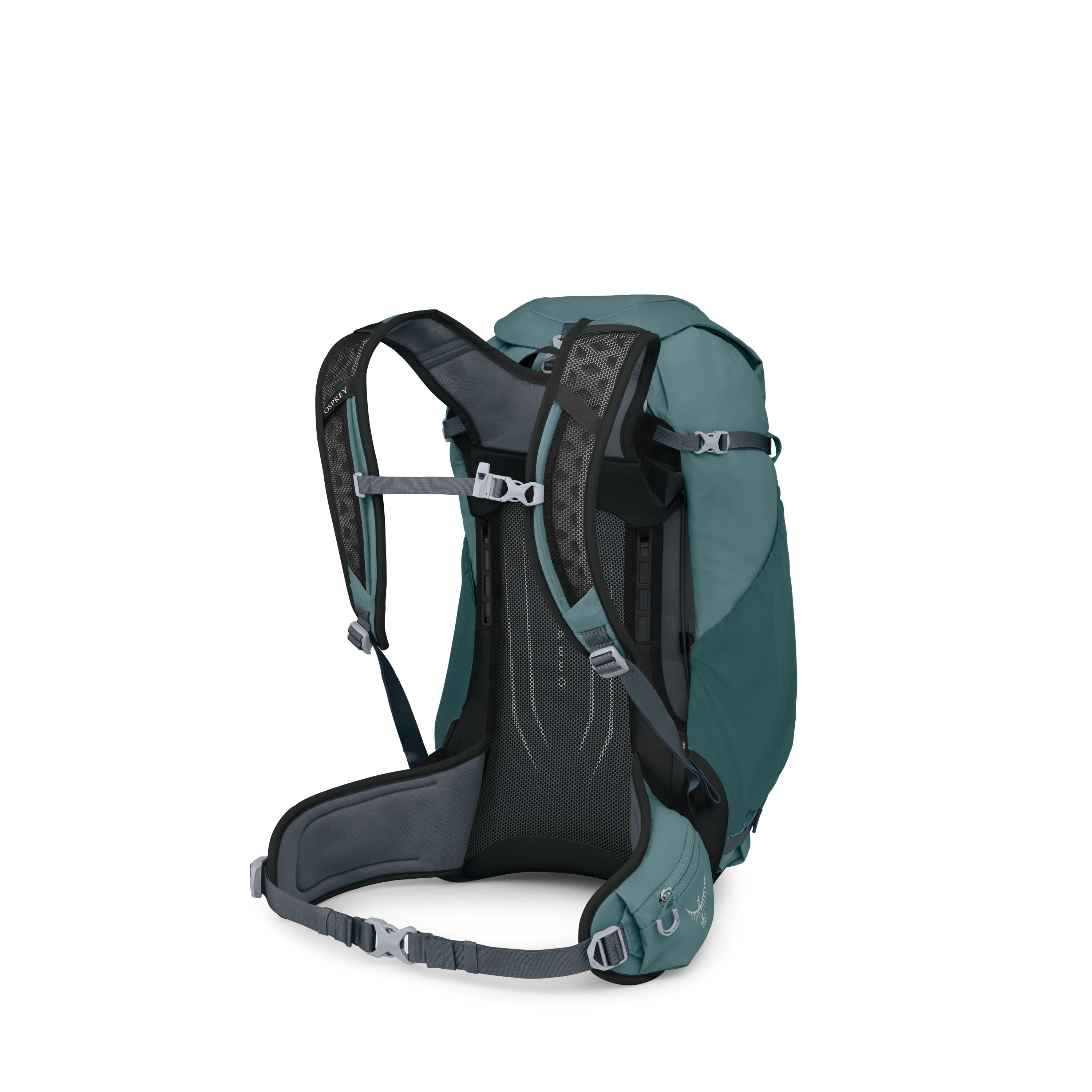 Osprey Hikelite 32 Hiking Backpack 32L in Cascade Blue — angle view 3