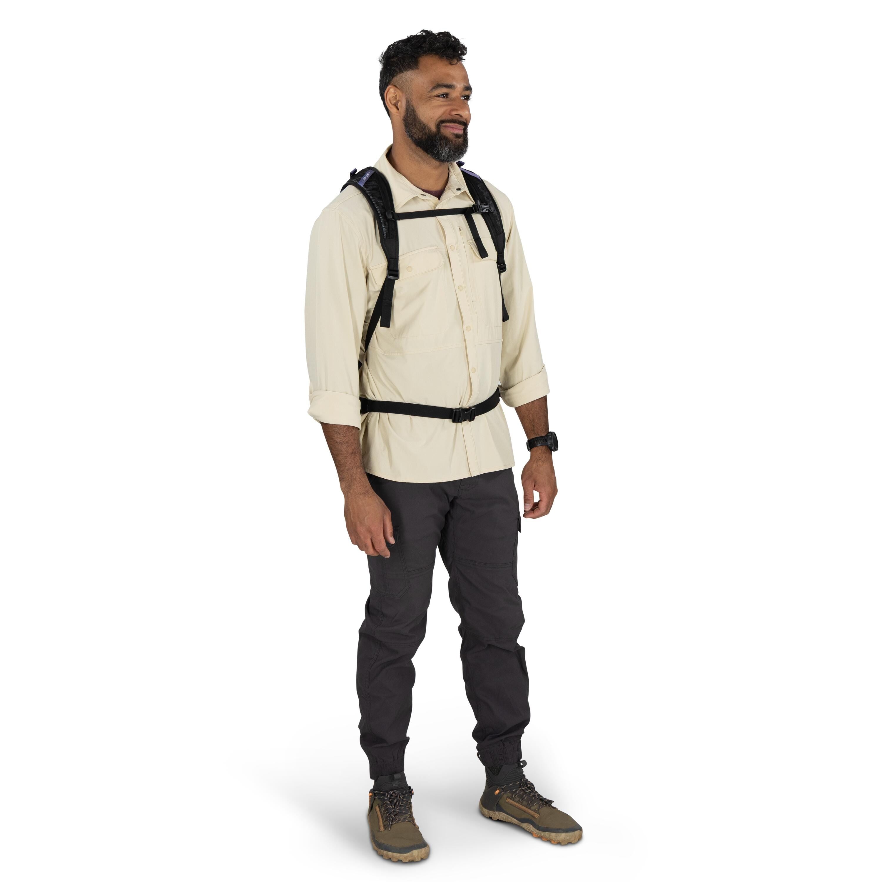 Osprey Hikelite LT 22 Hiking Backpack 22L in Botswana Purple — lifestyle