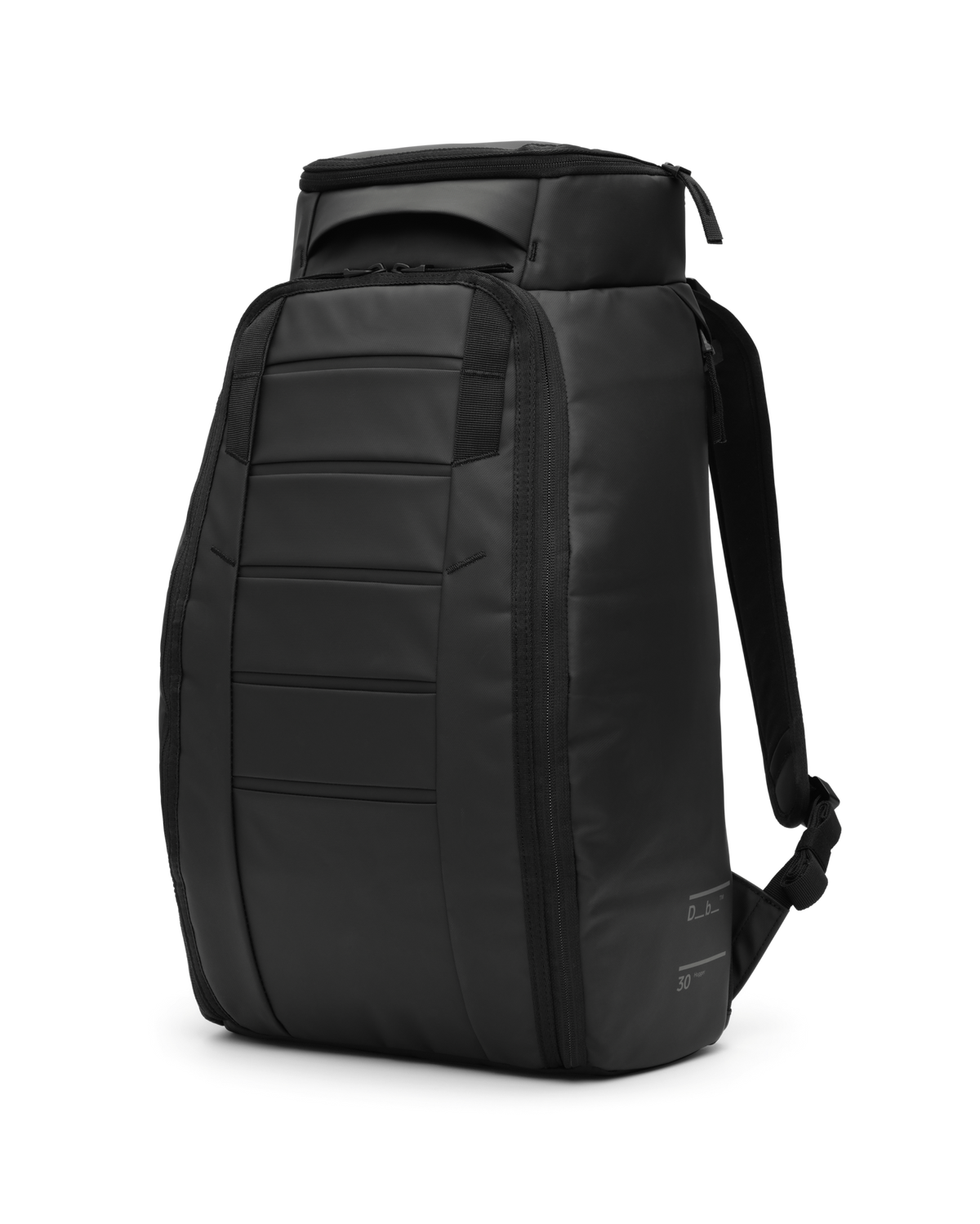 Db Journey Hugger Backpack 30L in Black Out — front view # color_Black Out