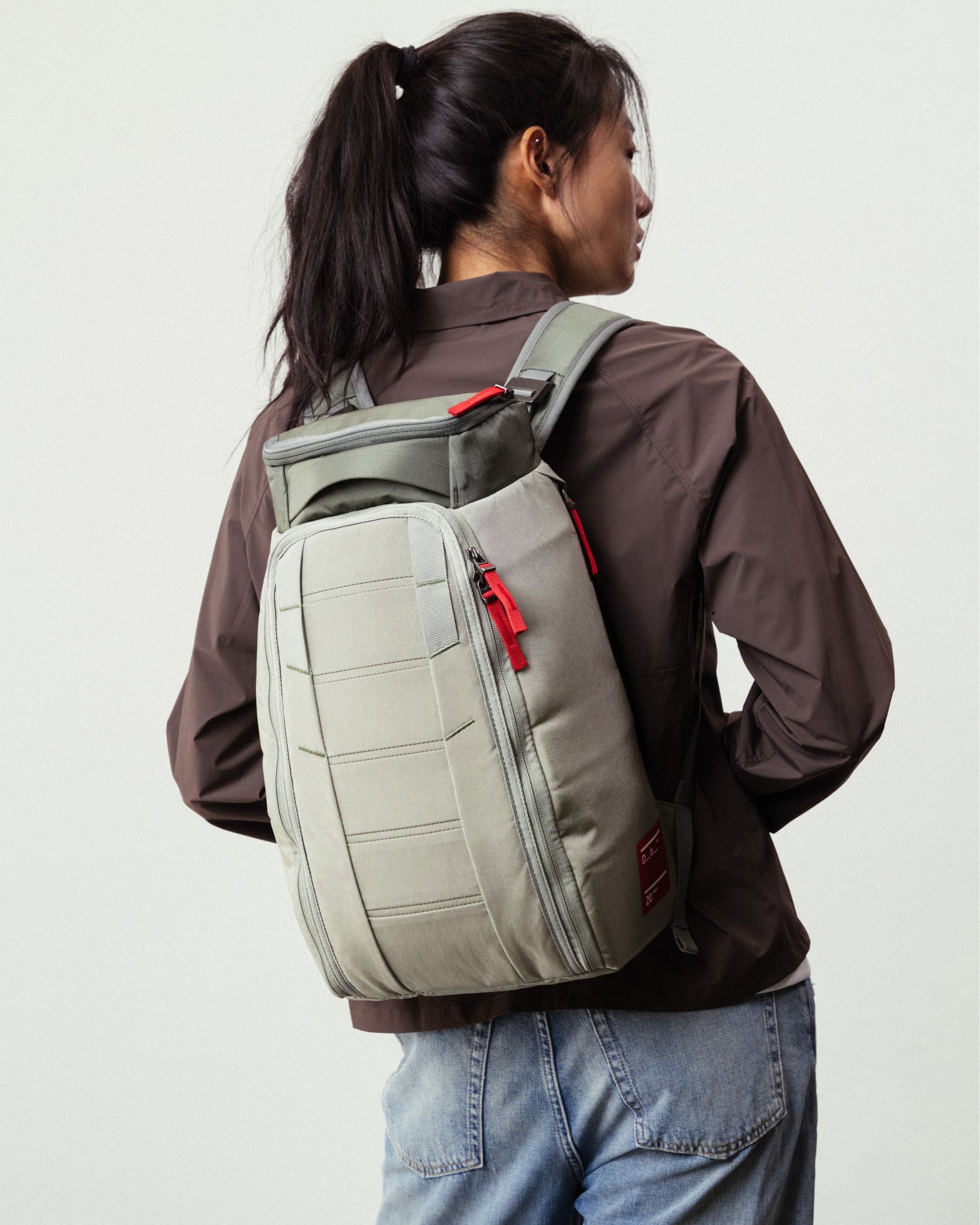 Db Journey Hugger Backpack 20L in Basil Green — lifestyle # color_Basil Green