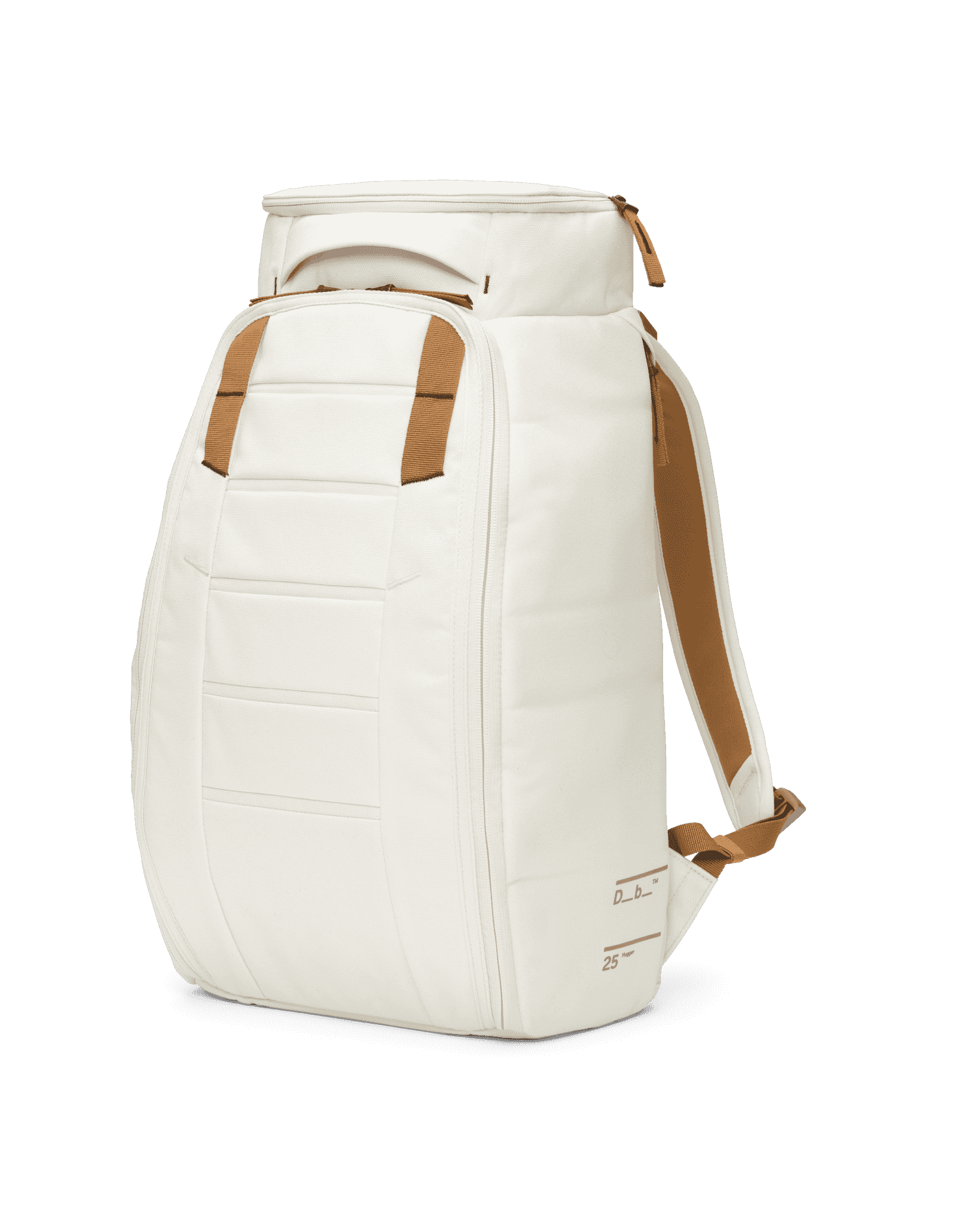 Db Journey Hugger Backpack 25L in Oatmilk — angle view 2 # color_Oatmilk