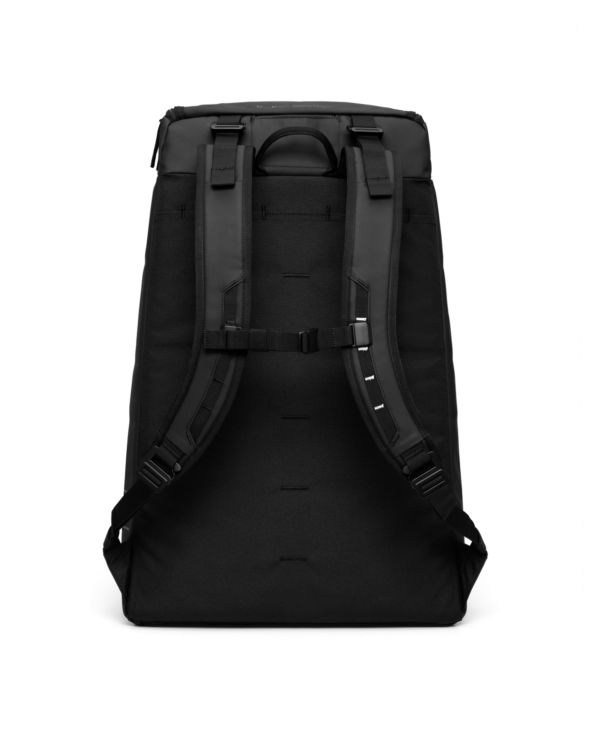 Db Journey Hugger Bootpack 45L in Black Out — back view