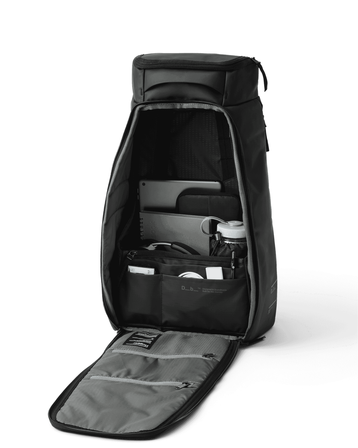 Db Journey Hugger Organizer in Black Out — interior view