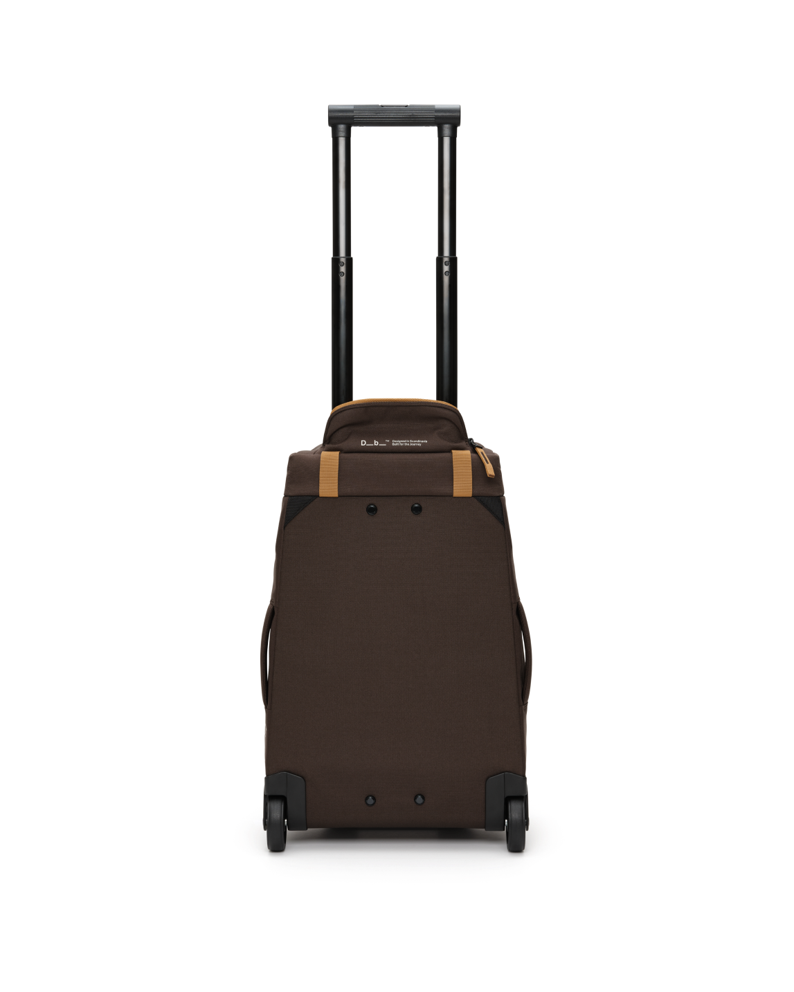 Db Journey Hugger Roller Bag Carry-on 40L in Espresso — back view # color_Espresso