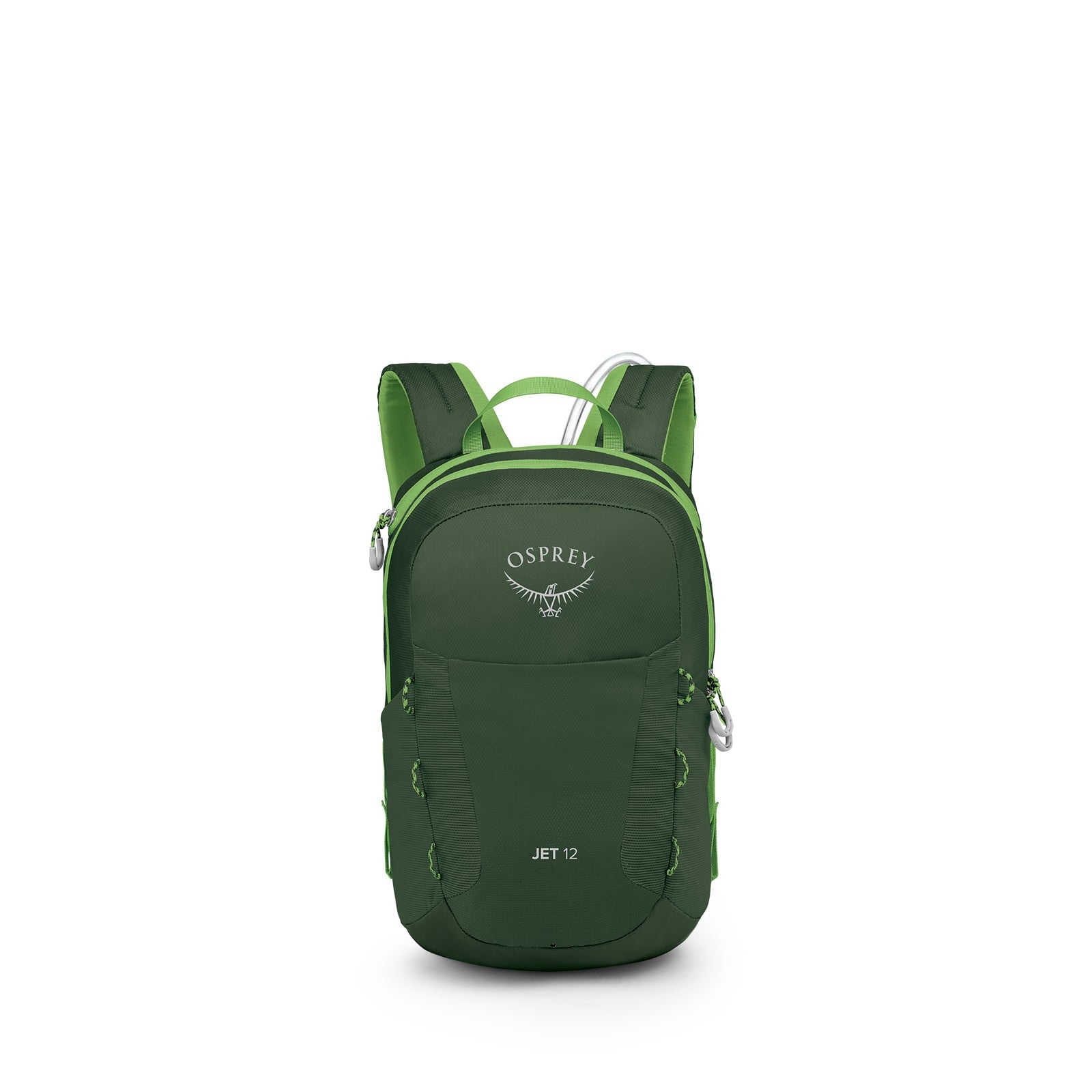 Osprey Hydrajet 12 Kids Hydration Pack 12L in Green Canopy — front view