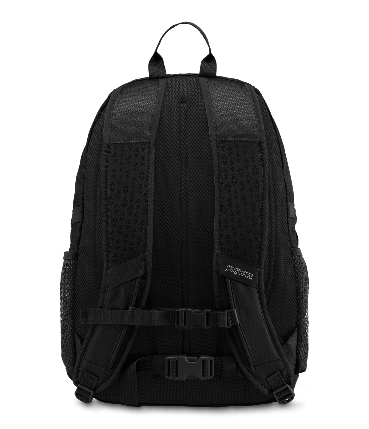 JanSport Agave Backpack in Black — back view