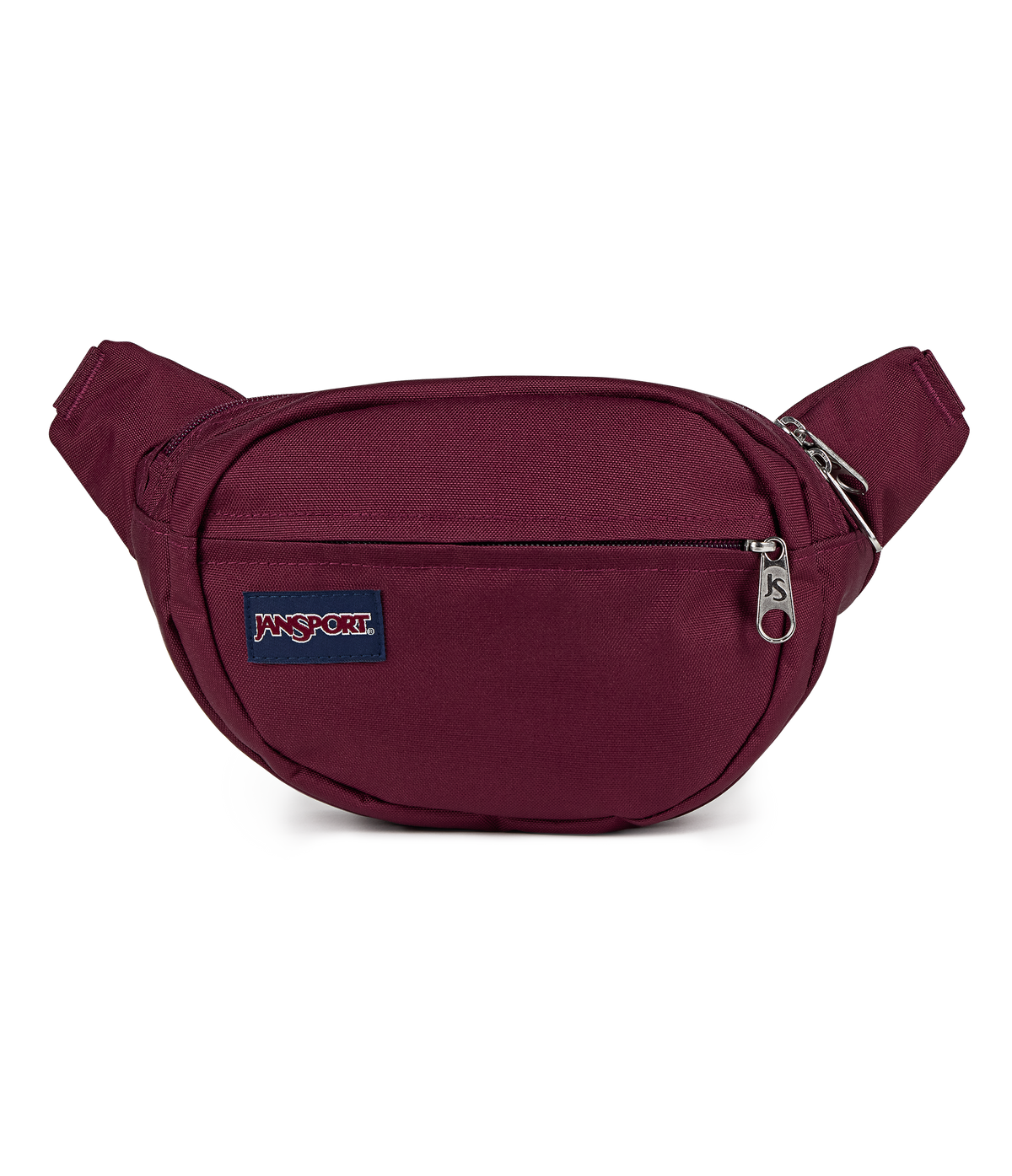JanSport Fifth Avenue Fanny Pack in Cherry Lacquer — front view # color_Cherry Lacquer