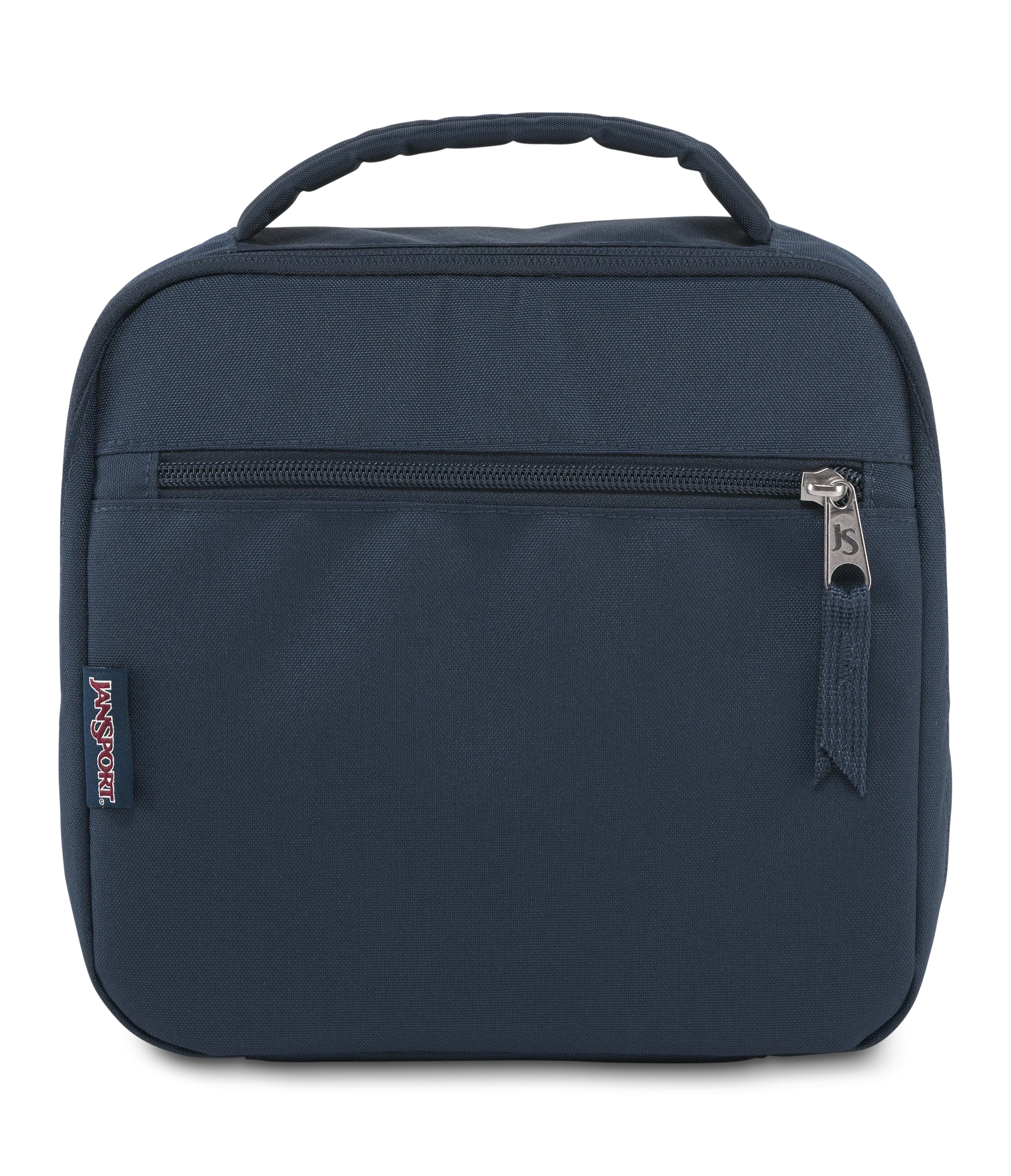 JanSport Lunch Break in Navy — front view # color_Navy