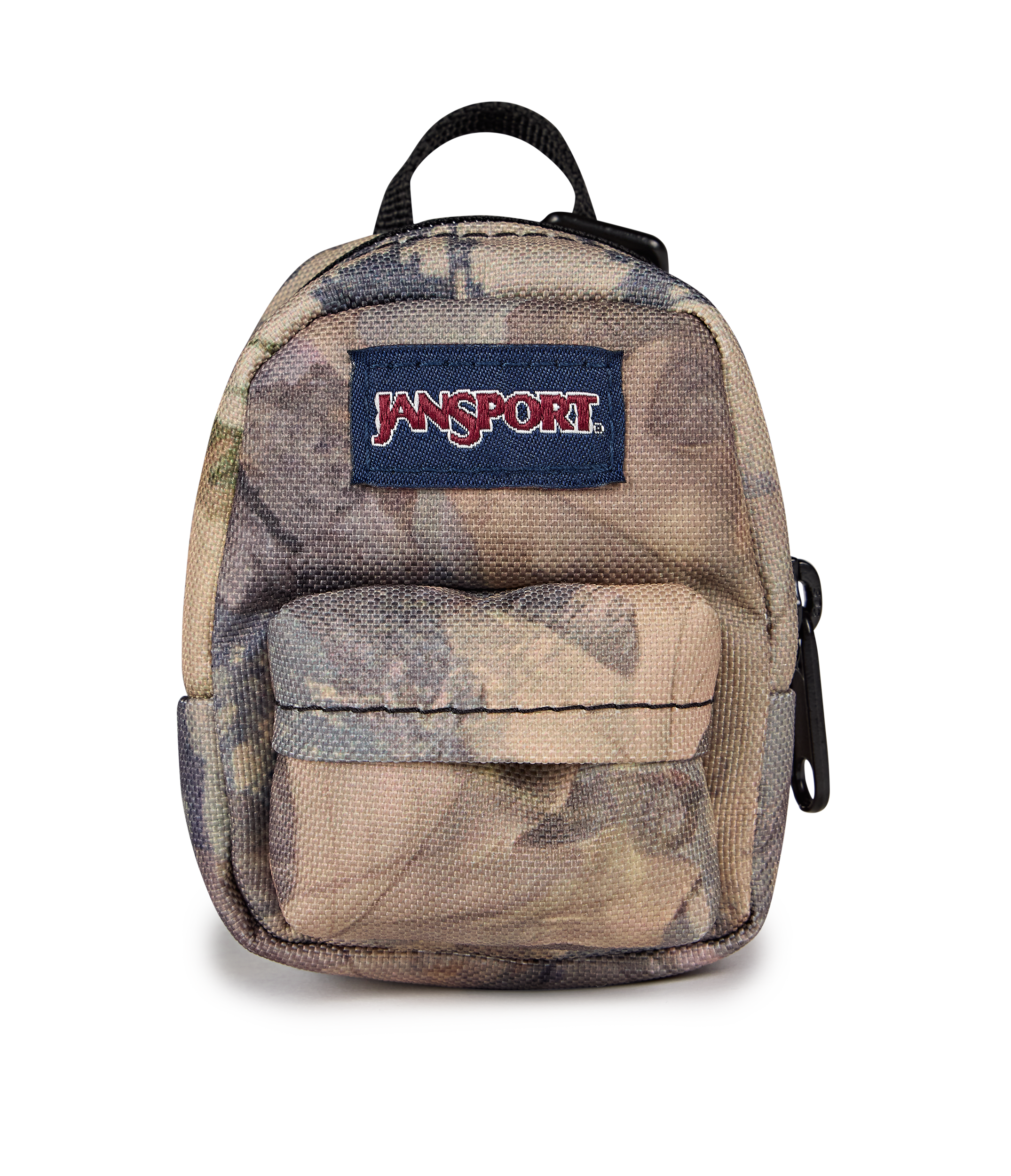 JanSport Mini Break in Bogcore Camo — front view