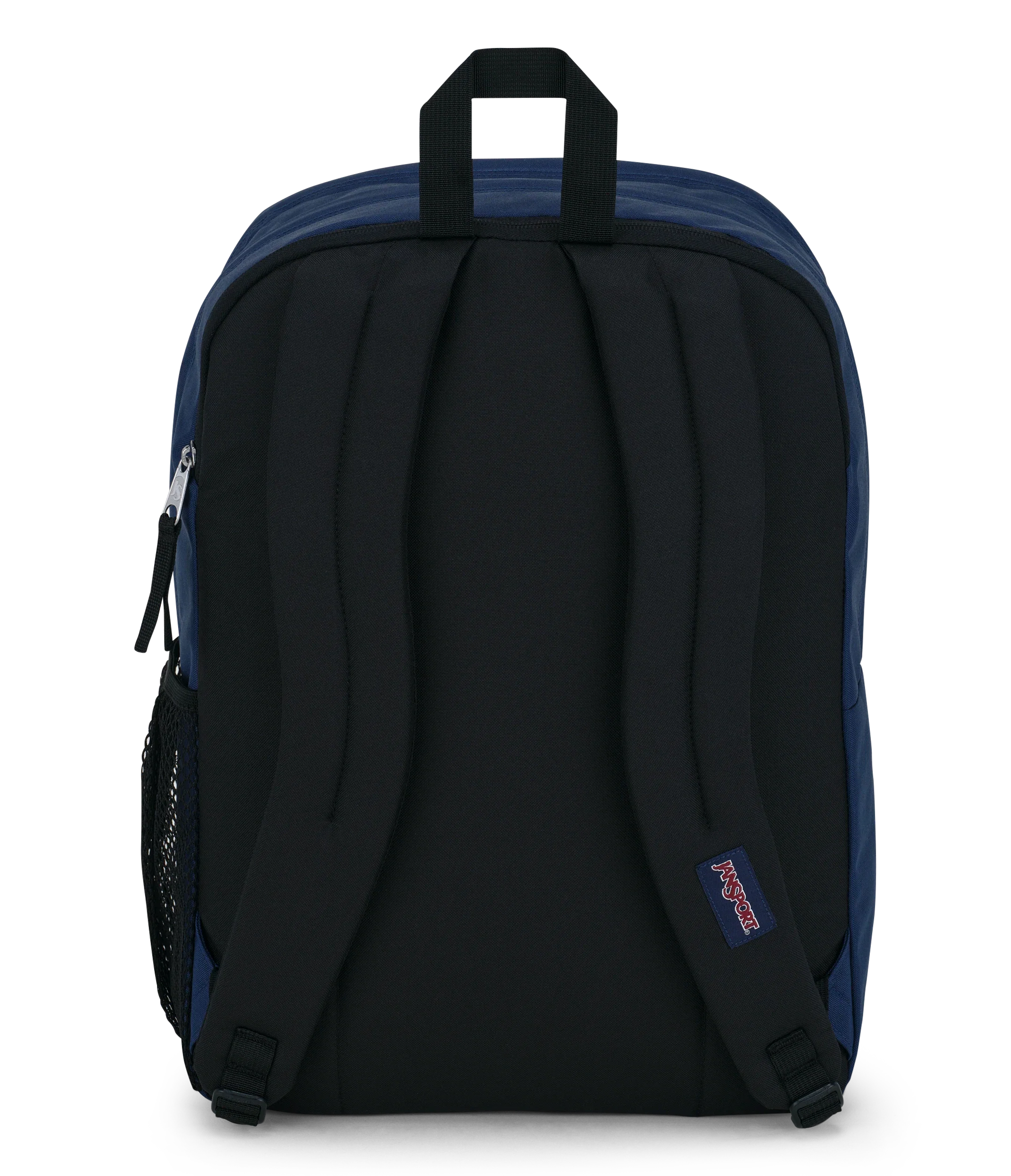 JanSport Big Student Backpack 34L in Navy — back view # color_Navy