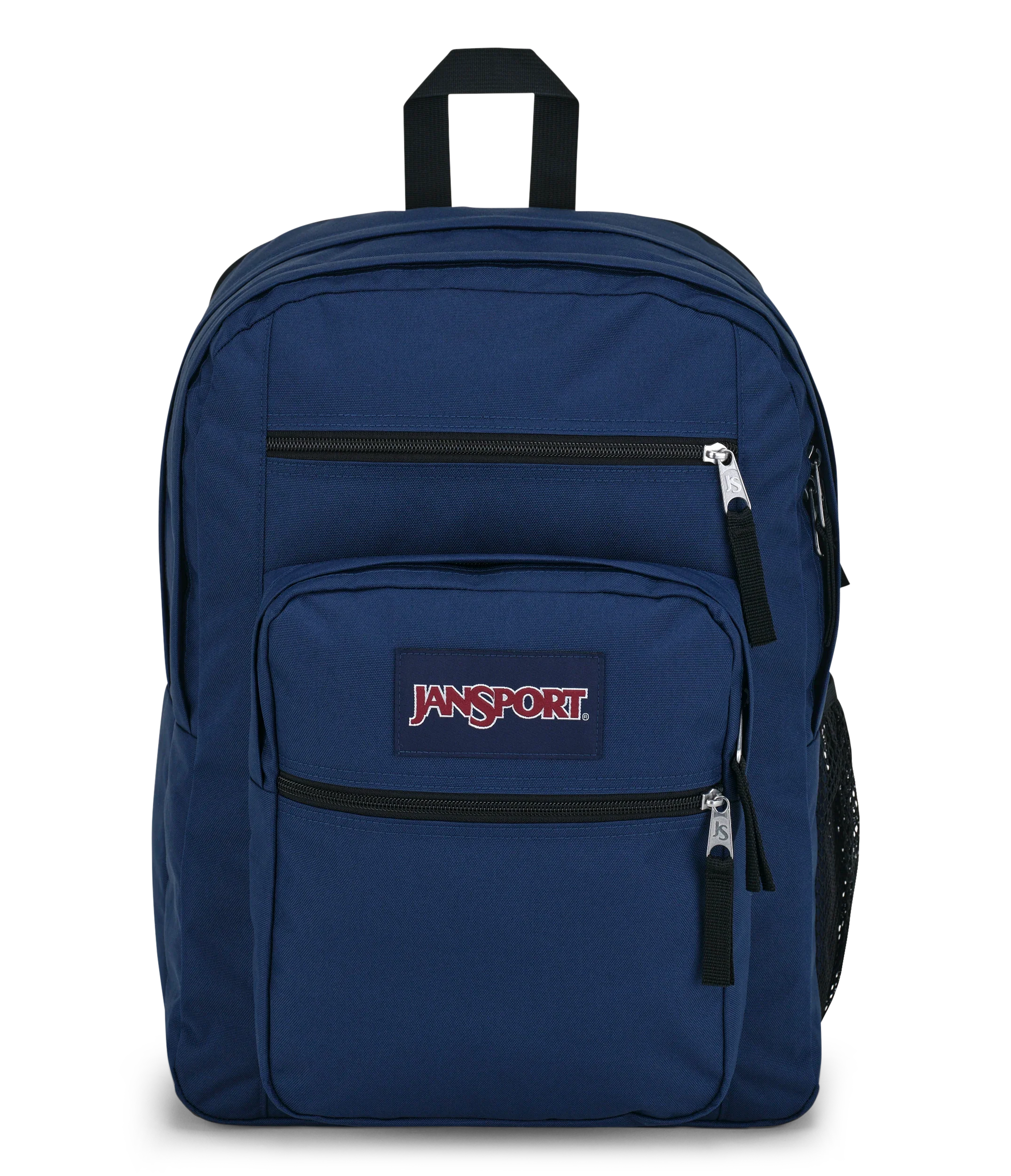 JanSport Big Student Backpack 34L in Navy — front view # color_Navy