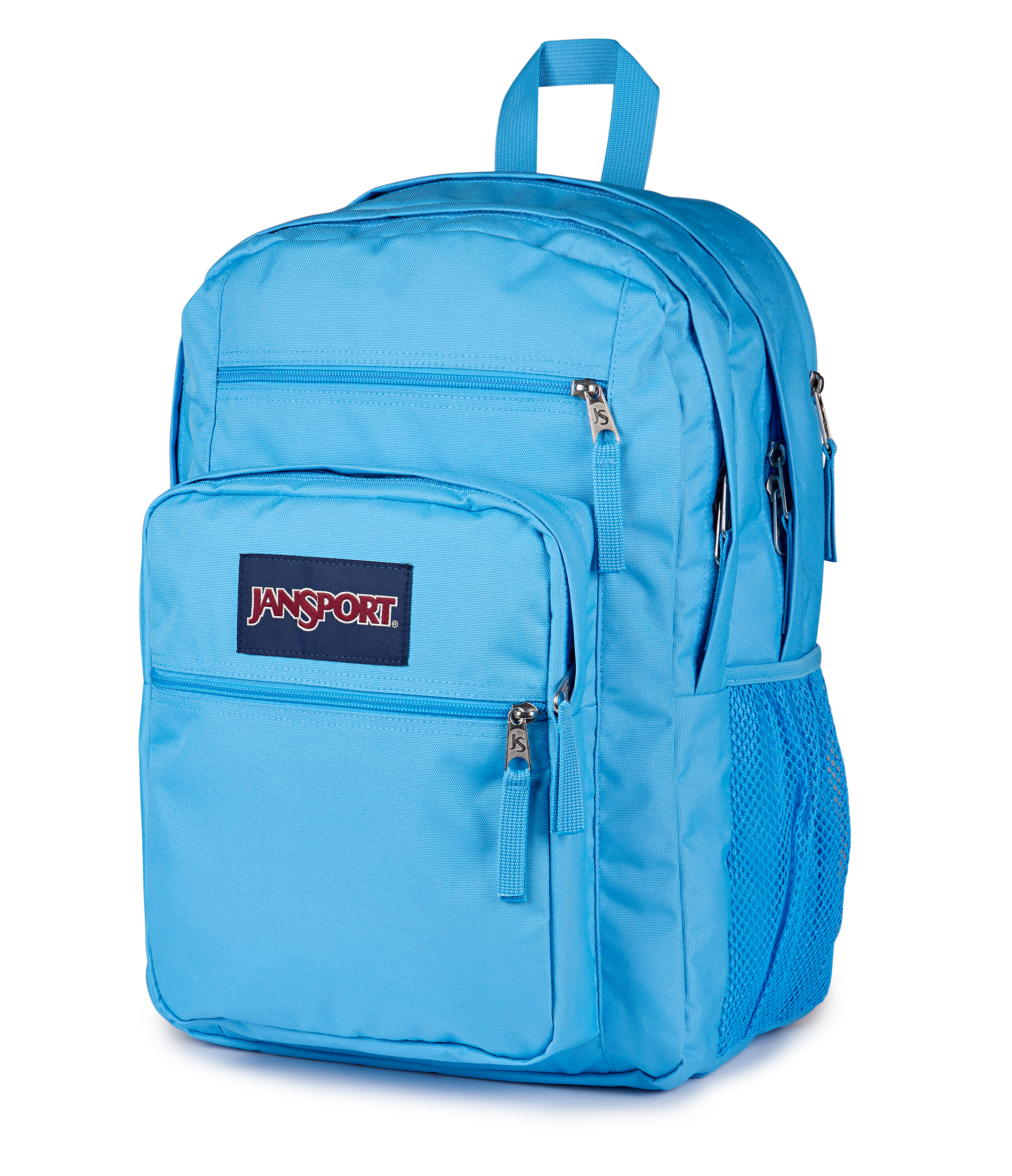 JanSport Big Student Backpack 34L in Electric Azul — angle view 2 # color_Electric Azul