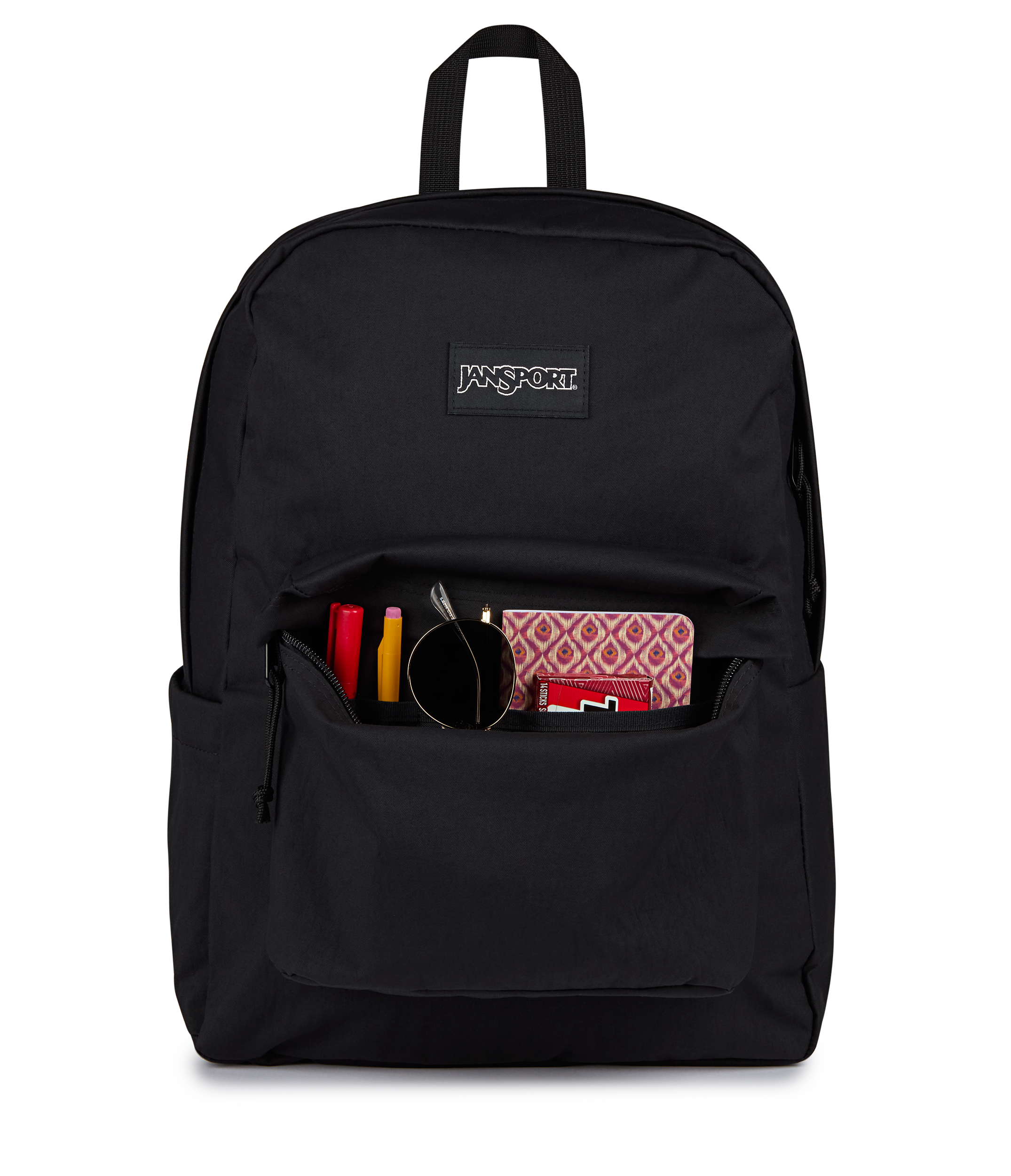 JanSport Superbreak Plus FX in Black — detail view 3