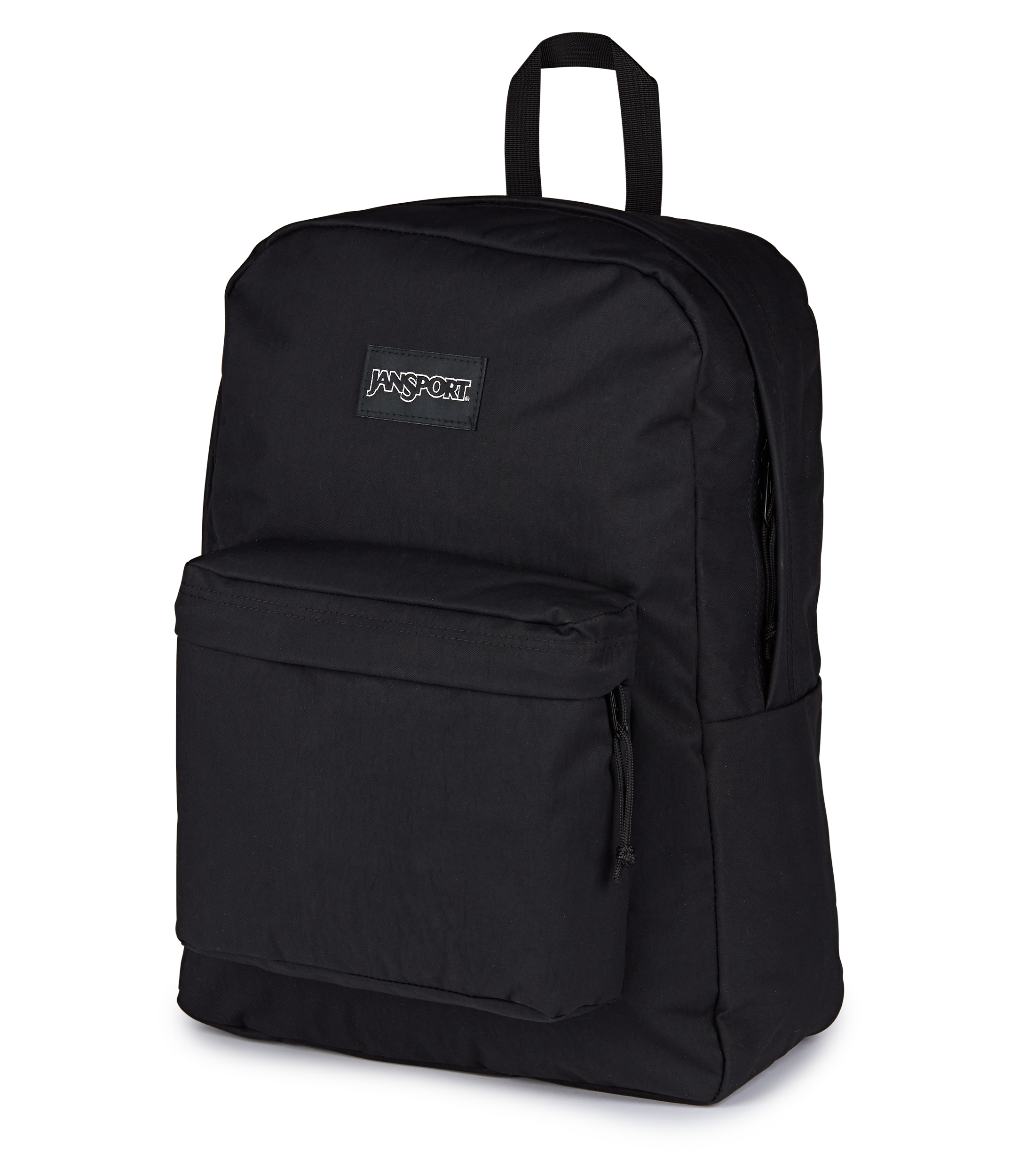 JanSport Superbreak Plus FX in Black — angle view 3