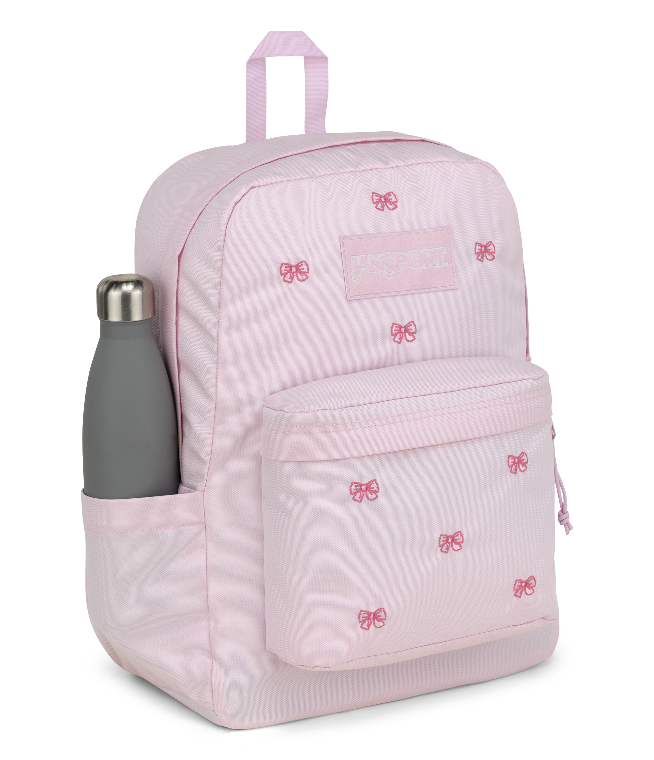 JanSport Superbreak Plus FX in Embroidered Bows — detail view