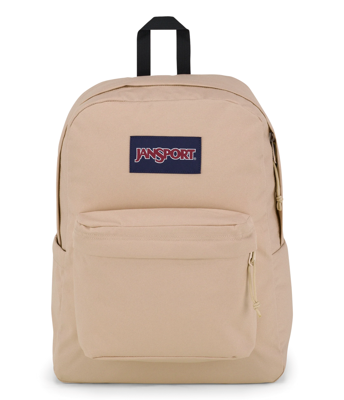 JanSport SuperBreak Plus Iconic Style in Travertine — front view # color_Travertine