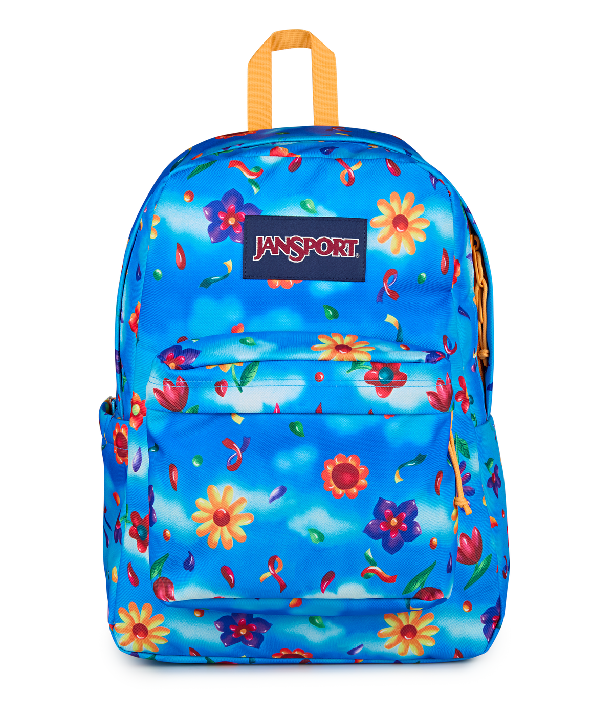 JanSport SuperBreak Plus Iconic Style in Daydream Floral — front view # color_Daydream Floral