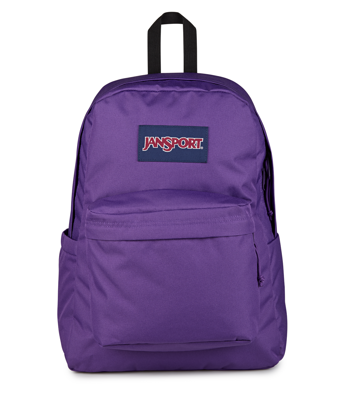 JanSport SuperBreak Plus Iconic Style in Grape Jelly — front view # color_Grape Jelly