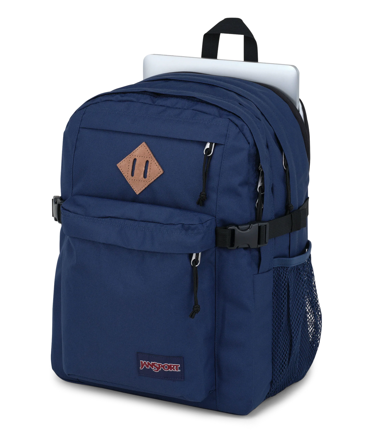 JanSport Main Campus Iconic Style in Navy — detail view 2