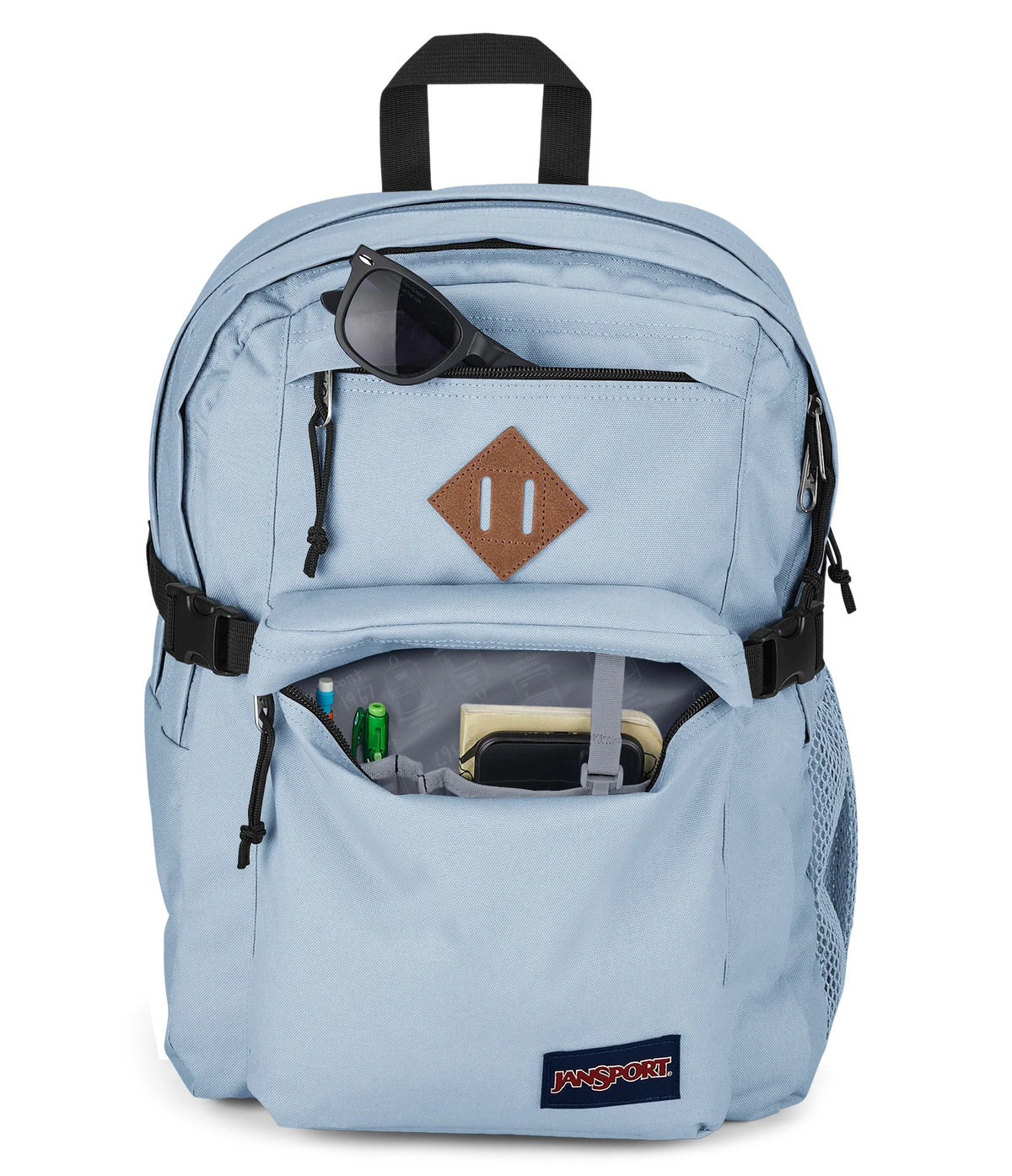 JanSport Main Campus Iconic Style in Blue Dusk — detail view 3